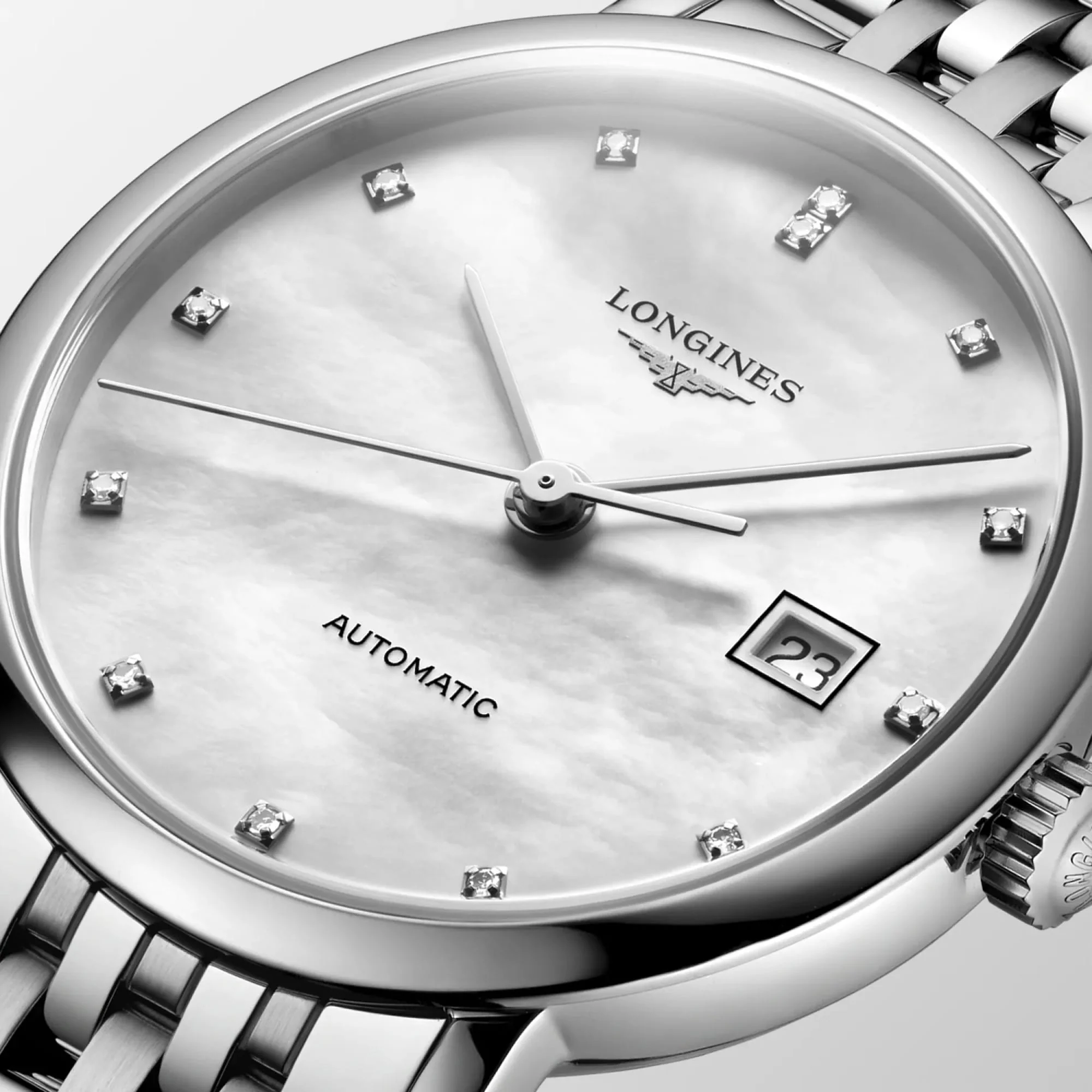 Longines Elegant Automatic Women's 29mm Watch L4.310.4.80.6 - Image 2