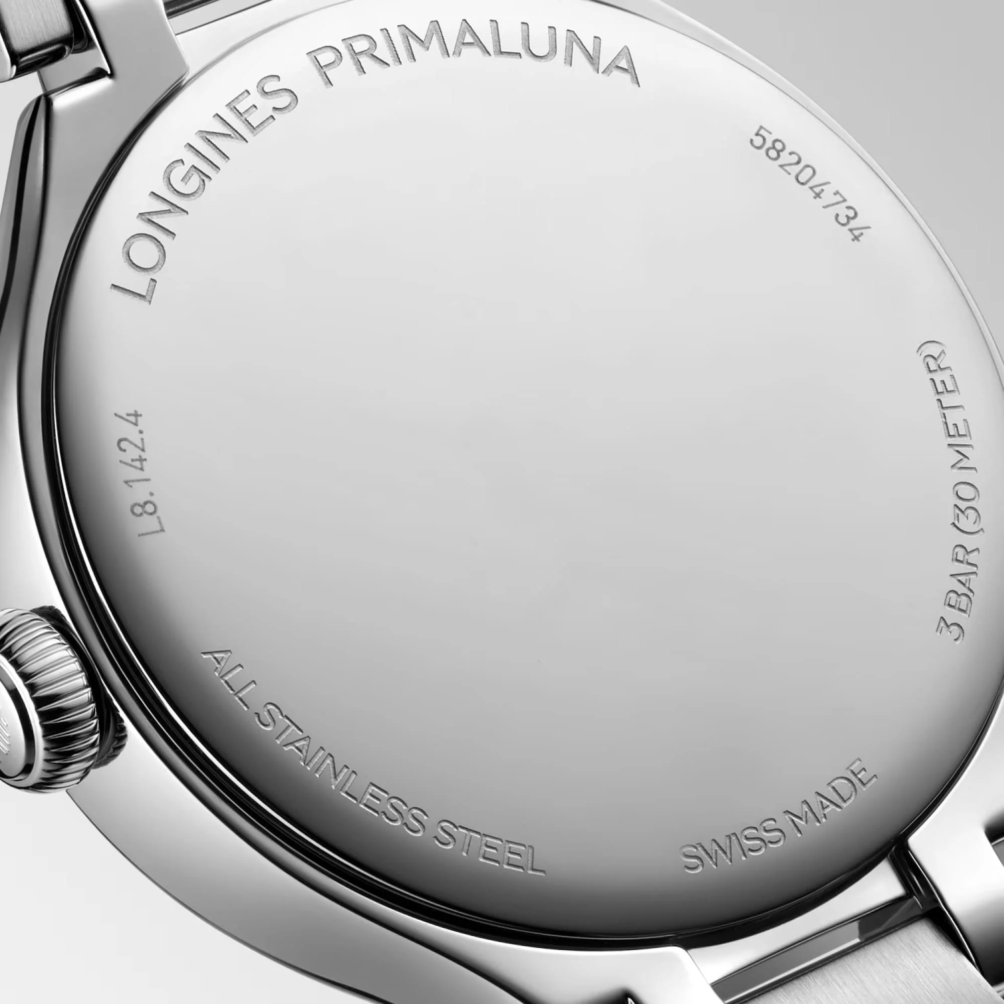 Longines Prima Luna Quartz Women's 30mm Watch L8.142.4.71.6 - Image 3