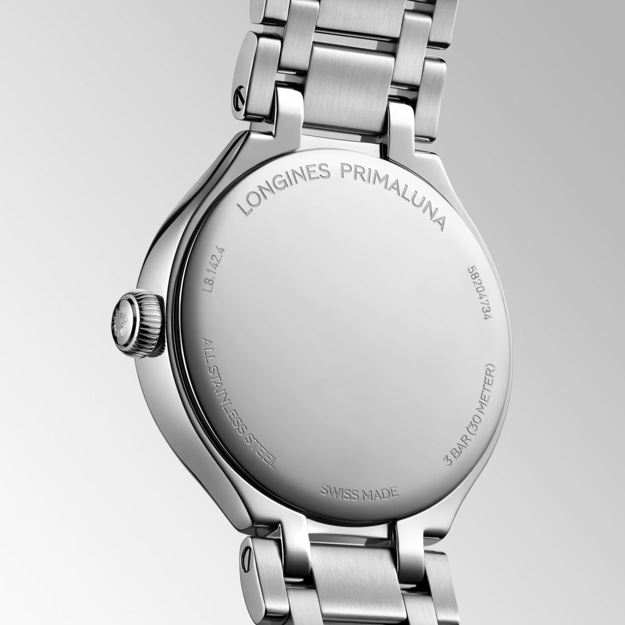Longines Prima Luna Quartz Women's 30mm Watch L8.142.4.97.6 - Image 5