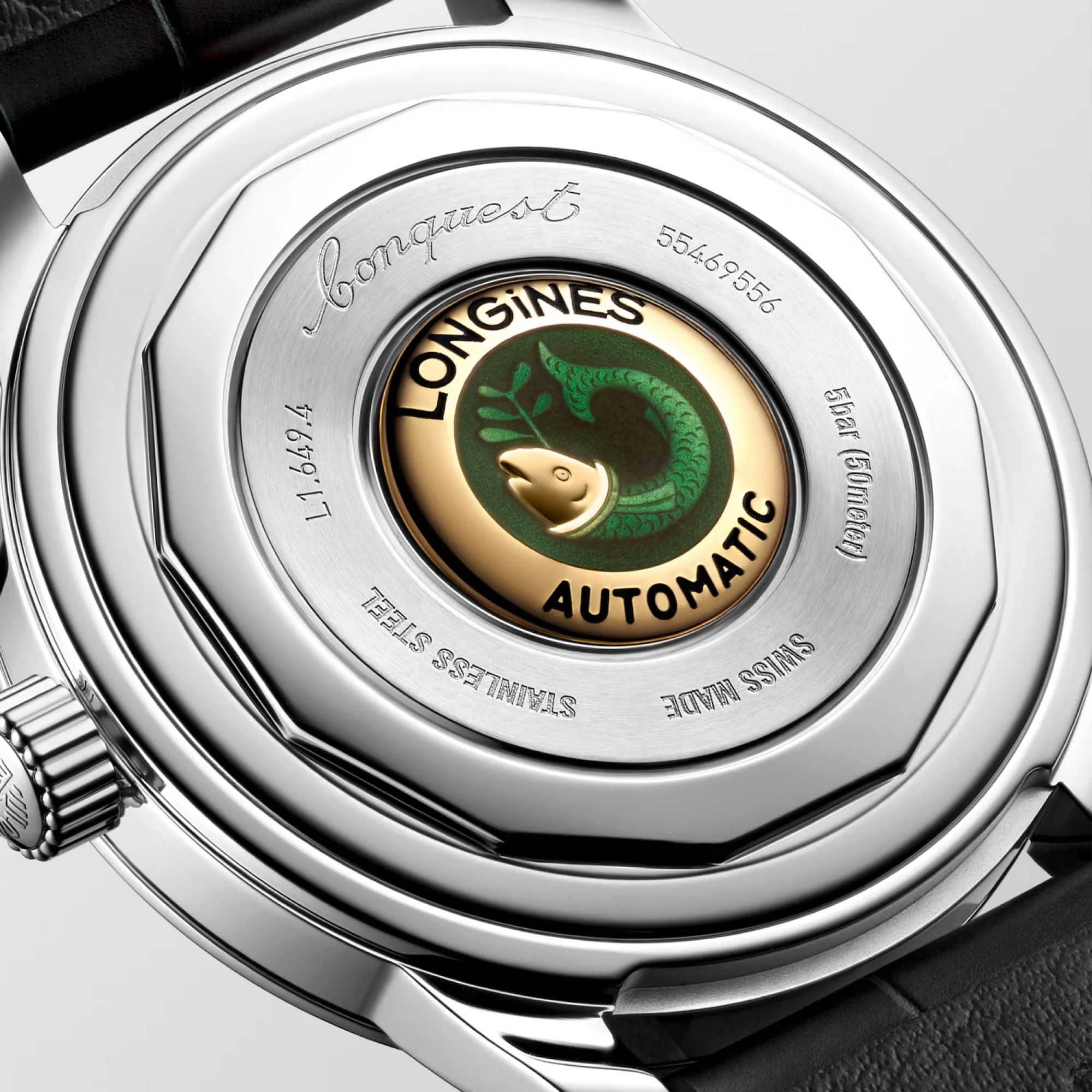 Longines Conquest Heritage Automatic Men's 38mm Watch L1.649.4.02.2 - Image 3