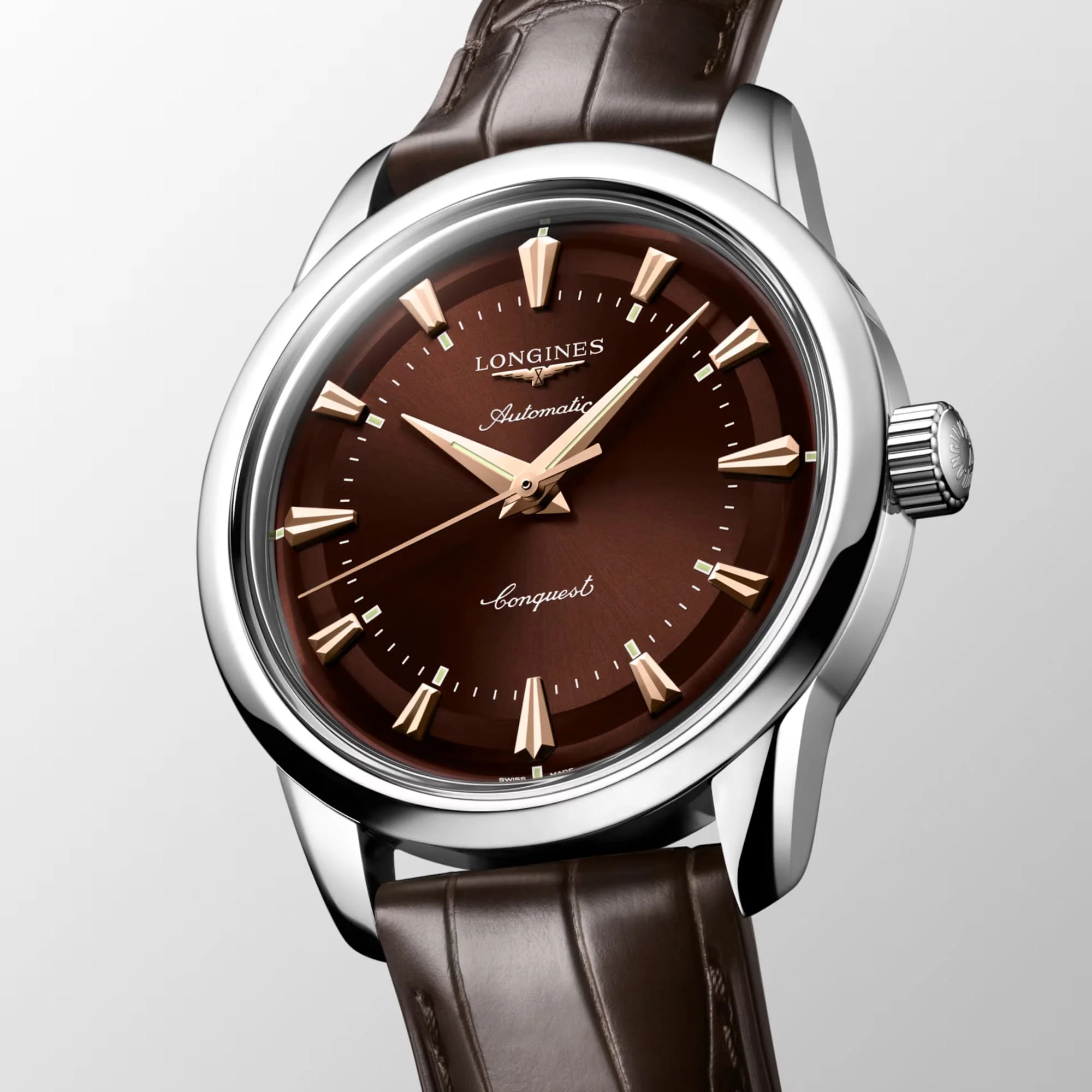 Longines Conquest Heritage Automatic Men's 38mm Watch L1.649.4.62.2 - Image 4
