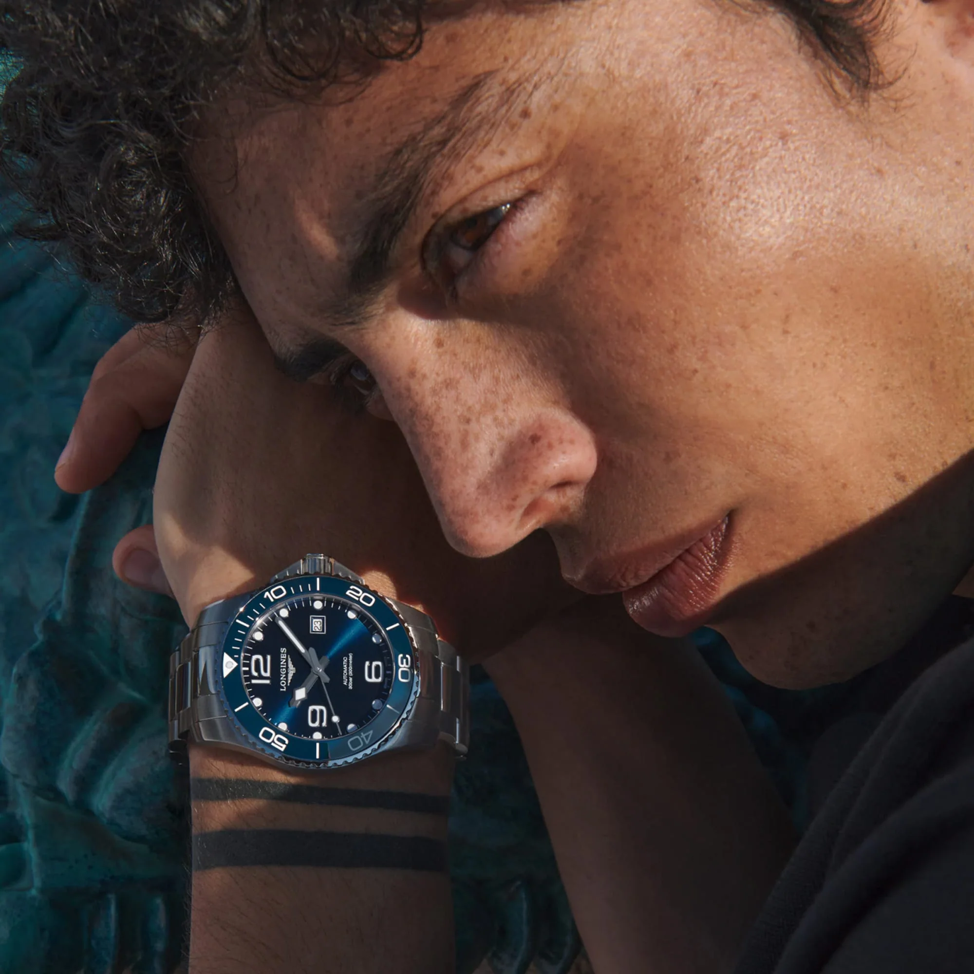 Longines HydroConquest Men's 43mm Stainless Steel Automatic Watch L3.782.4.96.6 - Image 3