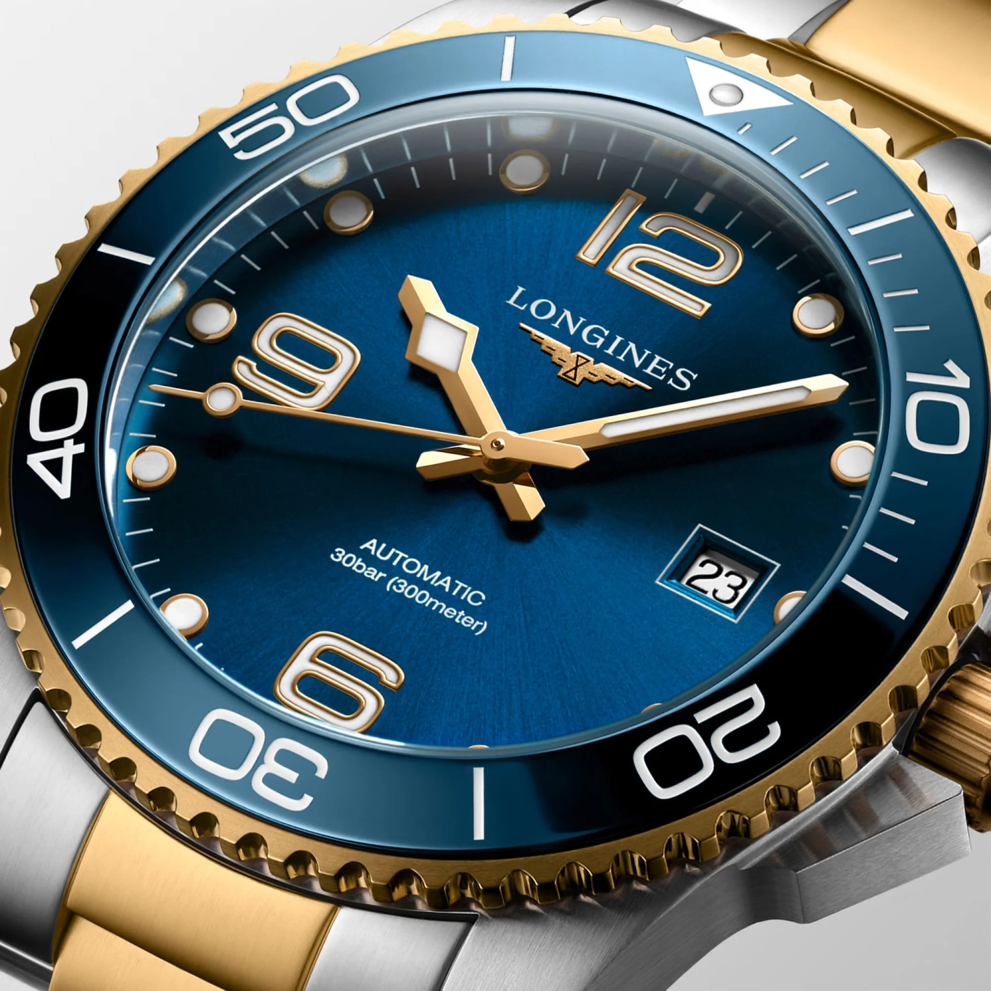 Longines HydroConquest Automatic Men's 41mm Watch L3.781.3.96.7 - Image 2