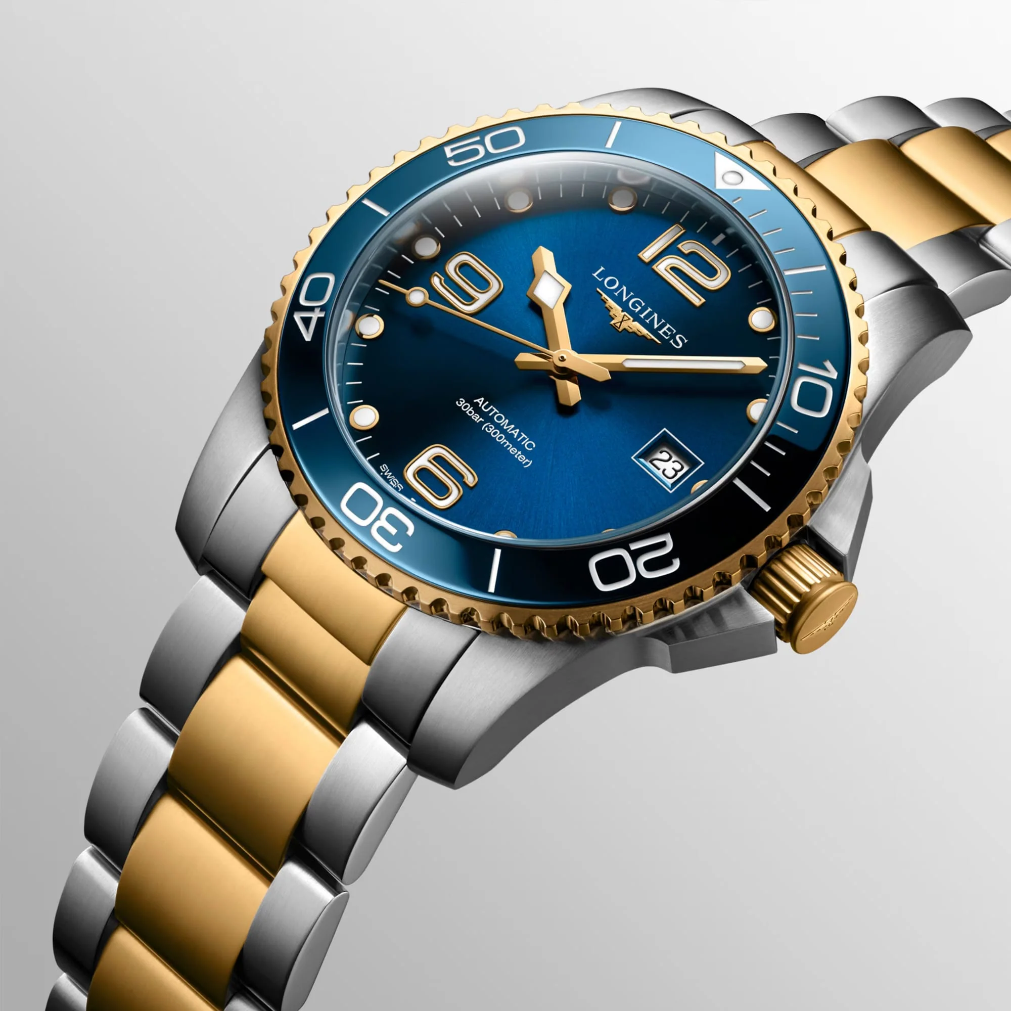 Longines HydroConquest Automatic Men's 41mm Watch L3.781.3.96.7 - Image 6