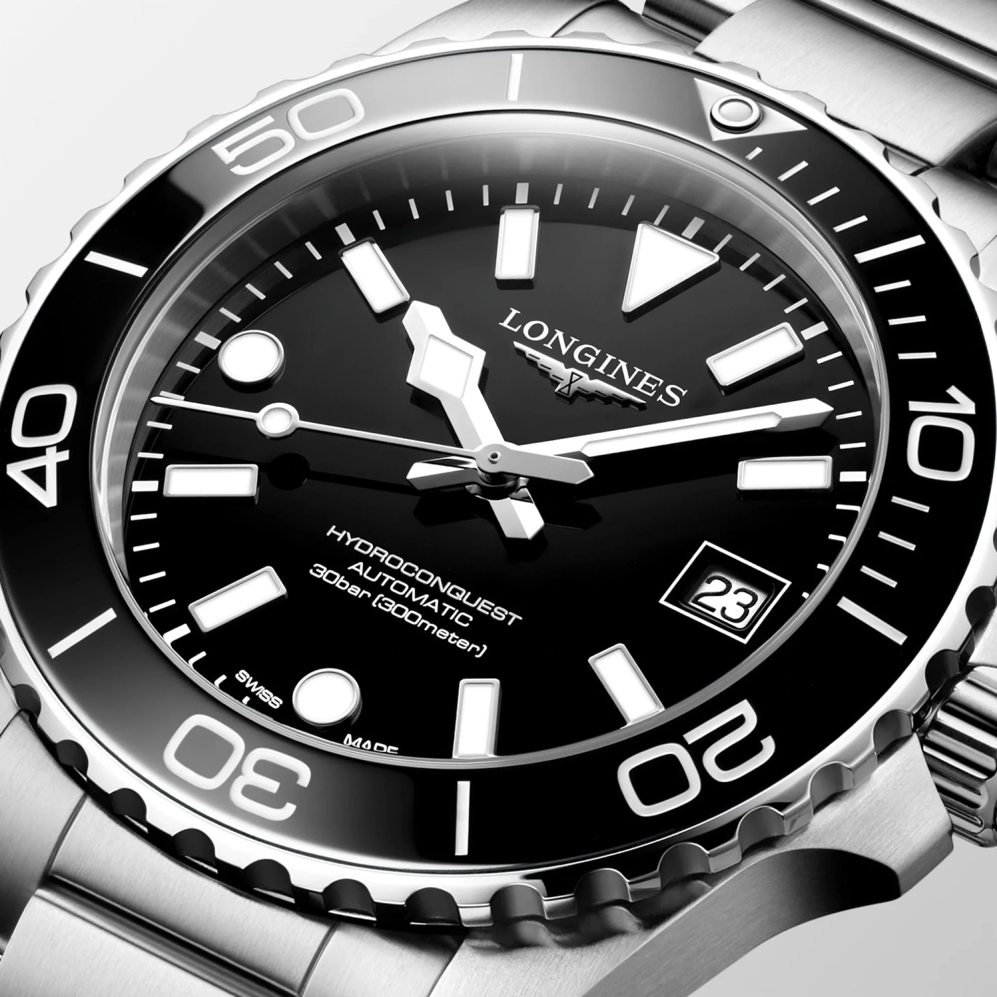 Longines HydroConquest Automatic Men's 39mm Watch L3.779.4.56.6 - Image 2