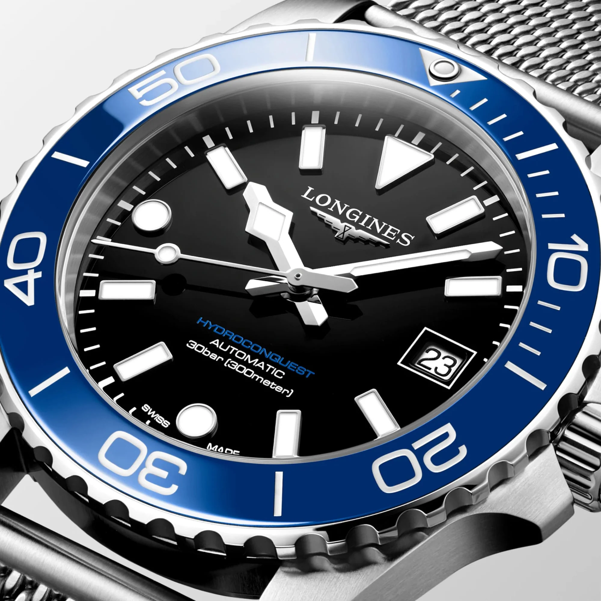 Longines HydroConquest Automatic Men's 39mm Watch L3.779.4.90.6 - Image 2