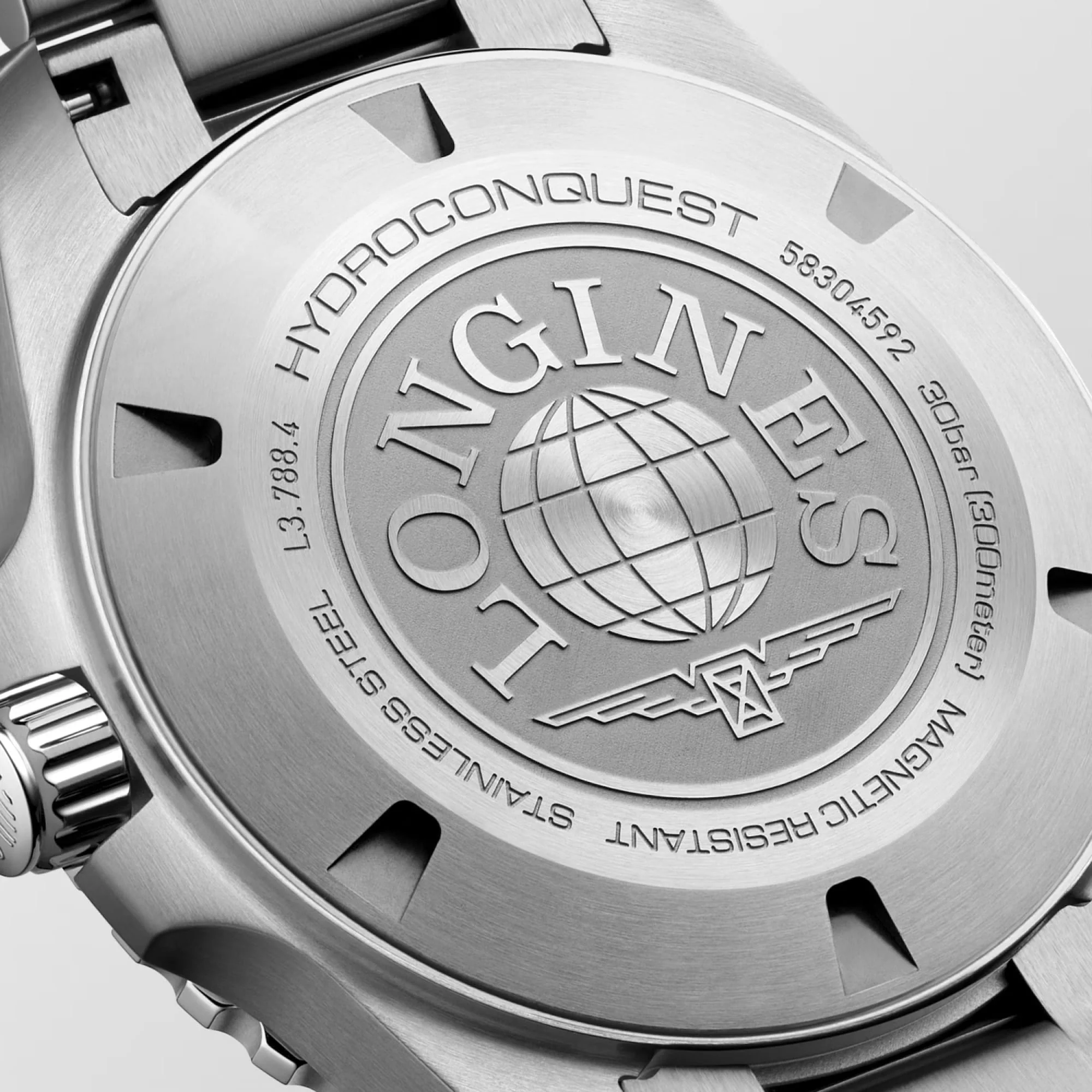Longines HydroConquest Automatic Men's 42mm Watch L3.788.4.06.6 - Image 3