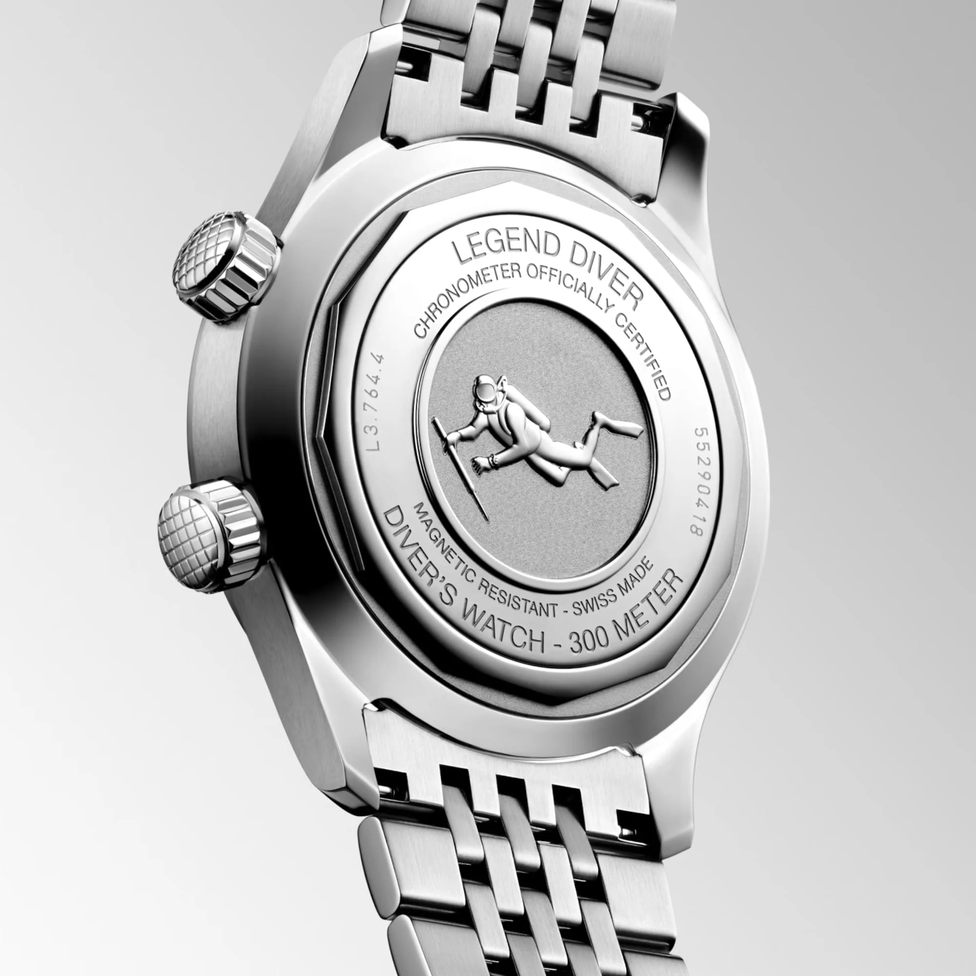 Longines Heritage Diver Automatic Men's 39mm Watch L3.764.4.16.6 - Image 3