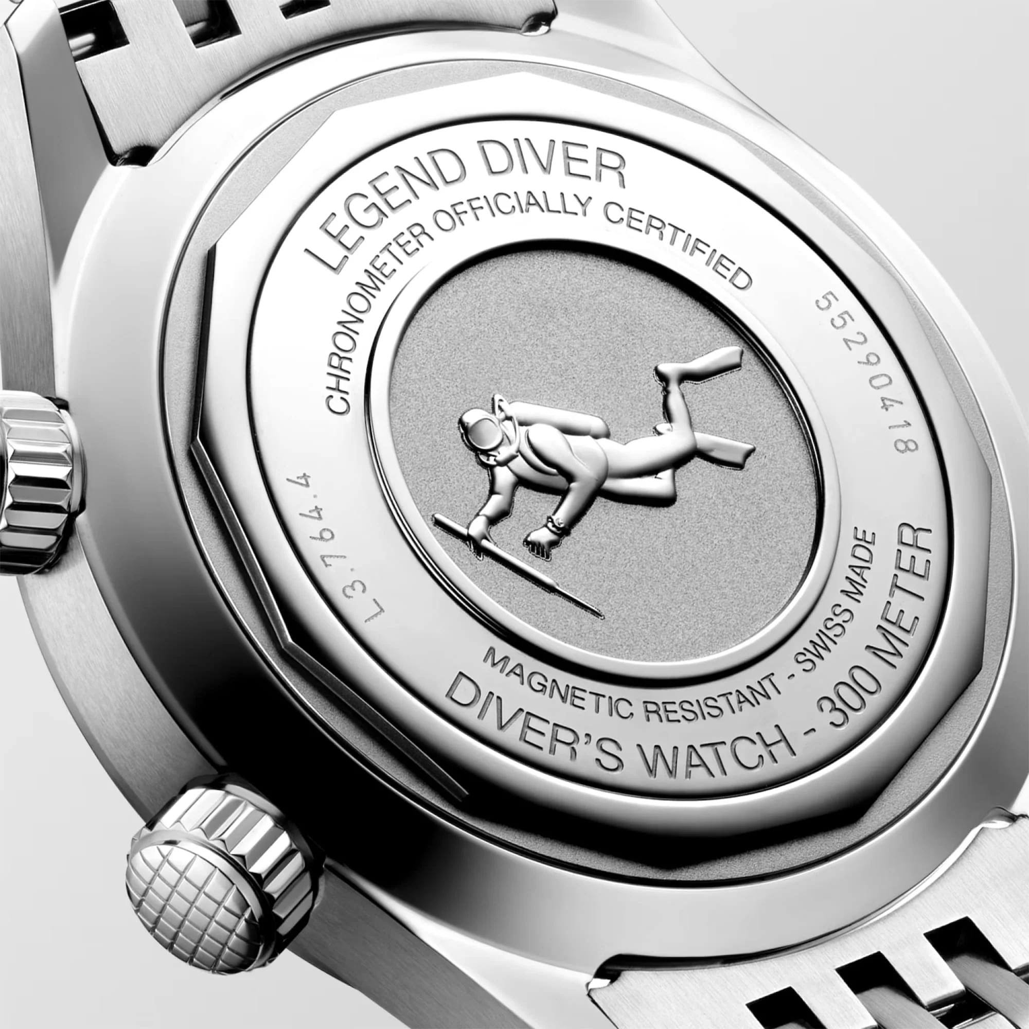 Longines Heritage Diver Automatic Men's 39mm Watch L3.764.4.16.6 - Image 4