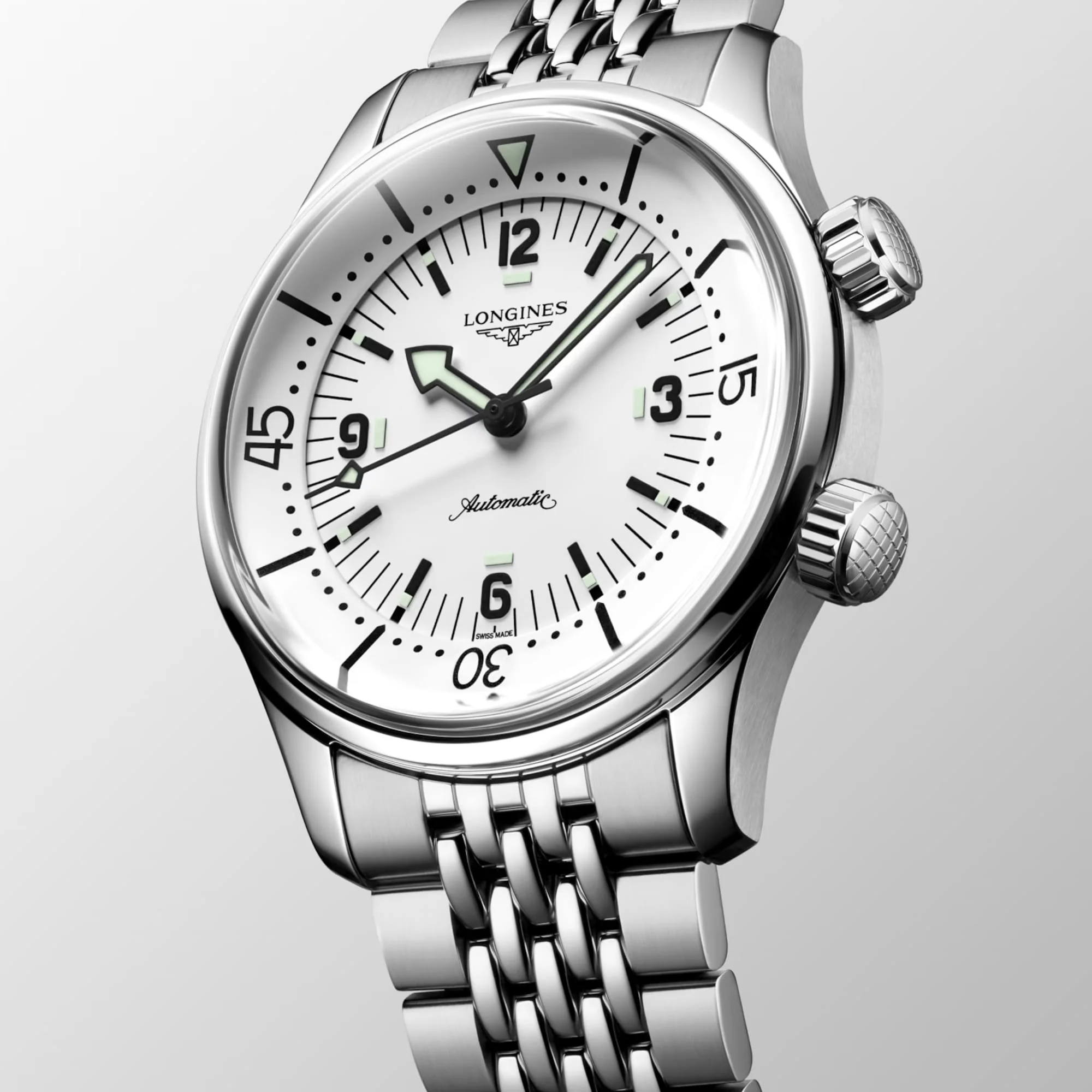 Longines Heritage Diver Automatic Men's 39mm Watch L3.764.4.16.6 - Image 5