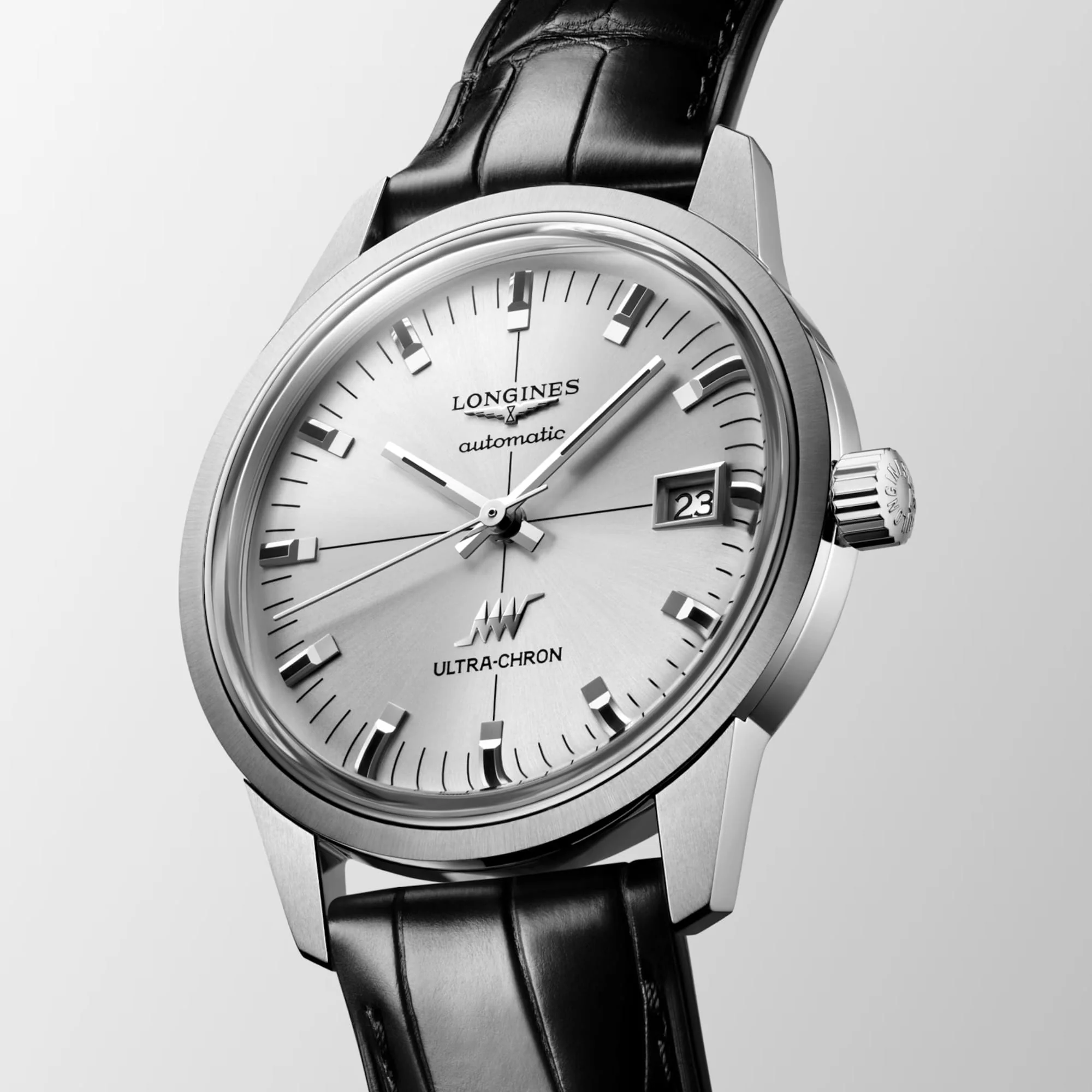 Longines Ultra-Chron Chronometer Men's 37mm Watch L2.537.4.72.2 - Image 4