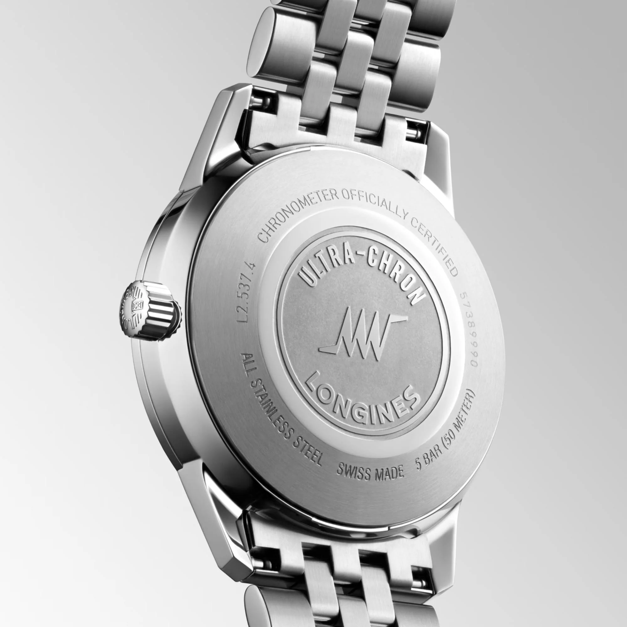 Longines Ultra-Chron Chronometer Men's 37mm Watch L2.537.4.72.6 - Image 5