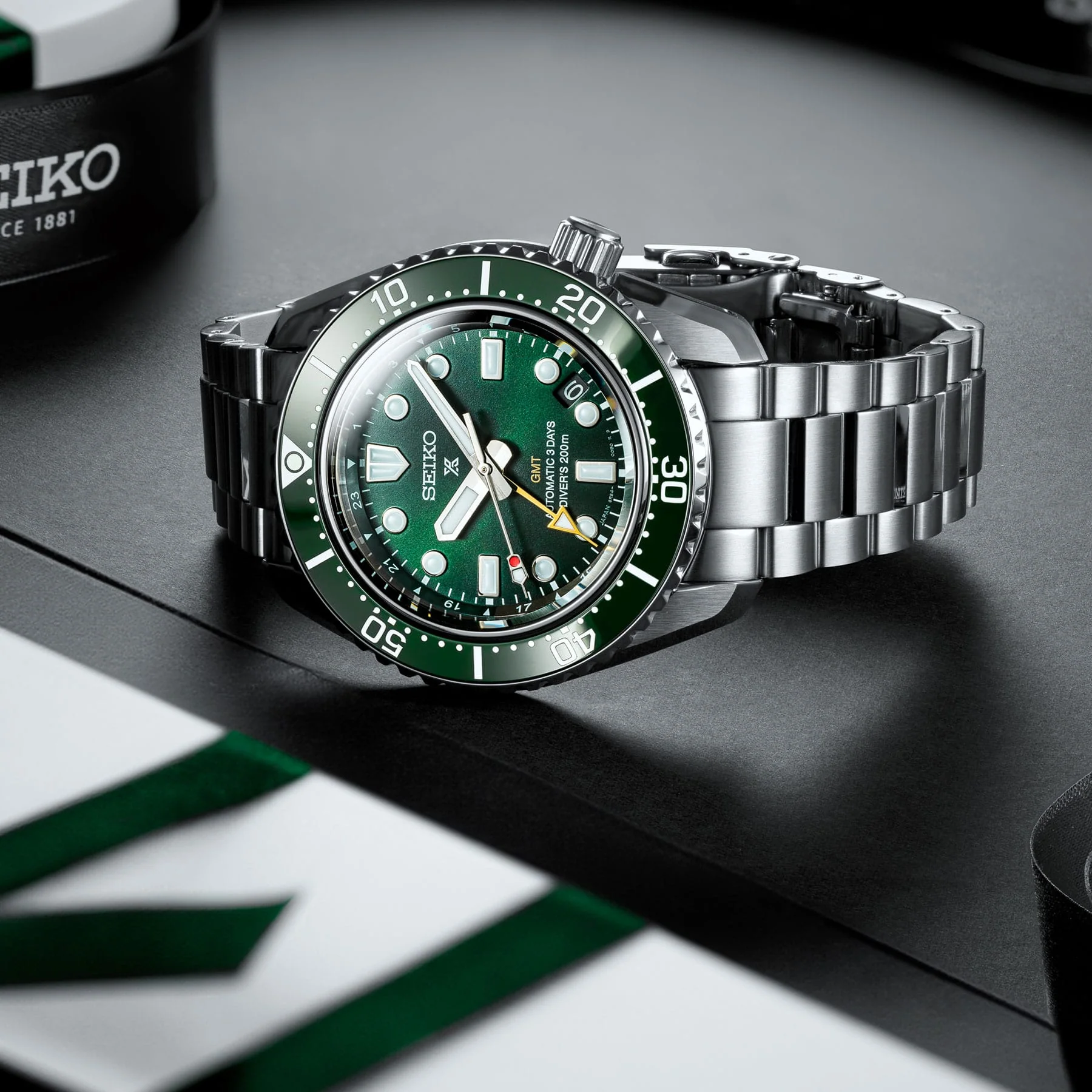 Seiko Prospex 42mm Automatic GMT Watch SPB381J - Image 4