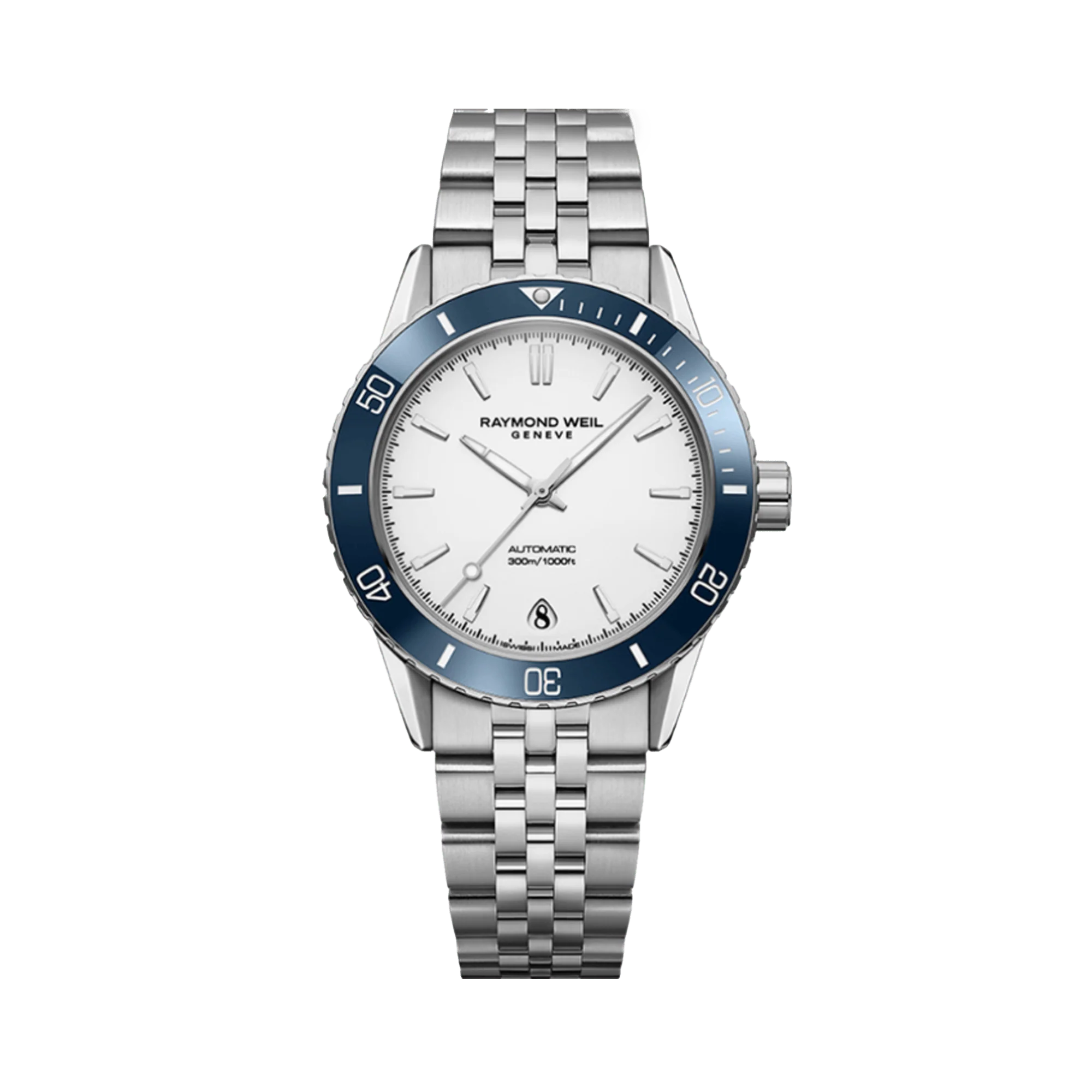 Raymond Weil Freelancer Women's 36mm White Automatic Watch 2755-ST3-30001