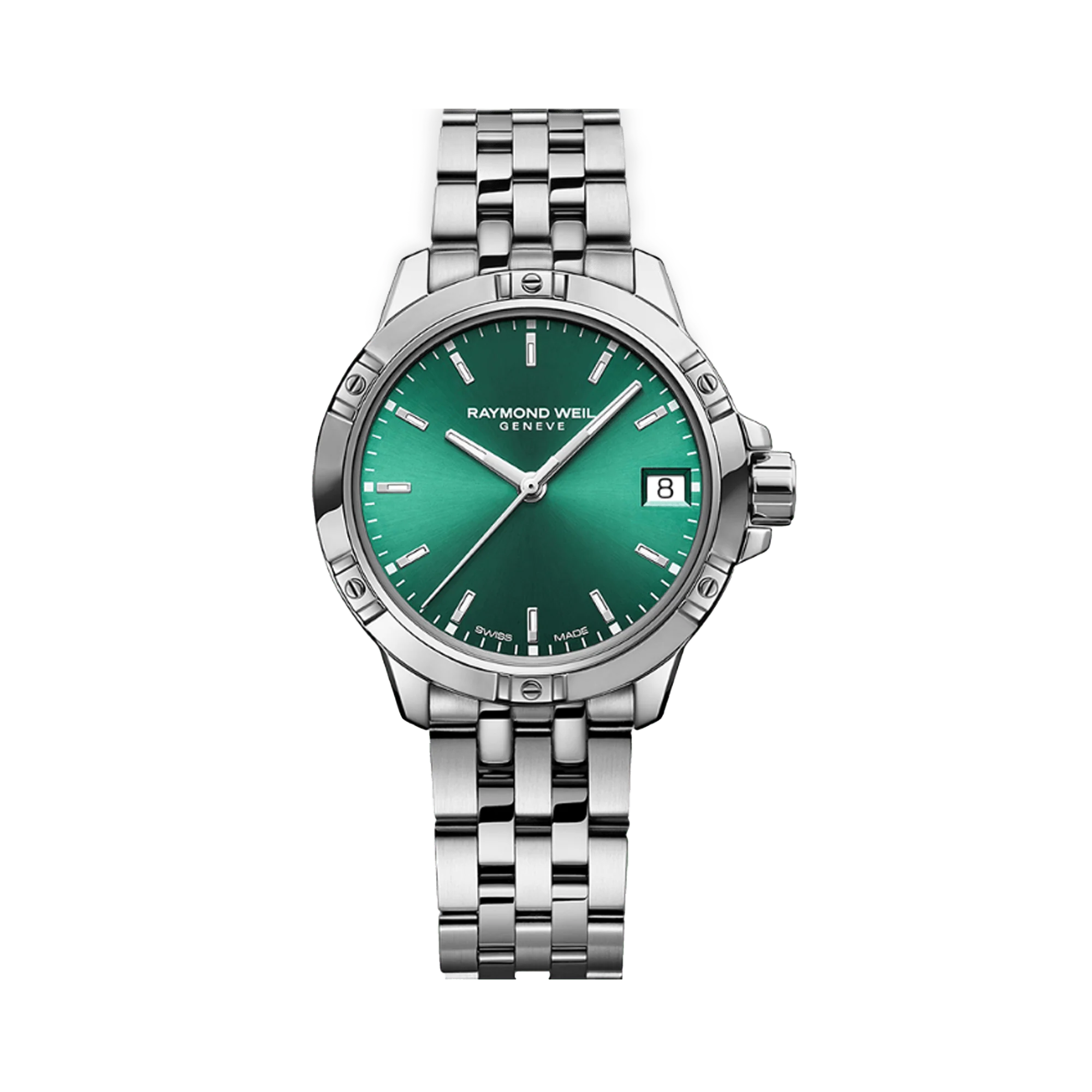 Raymond Weil Tango Women's 30mm Green Quartz Watch 5960-ST-52051