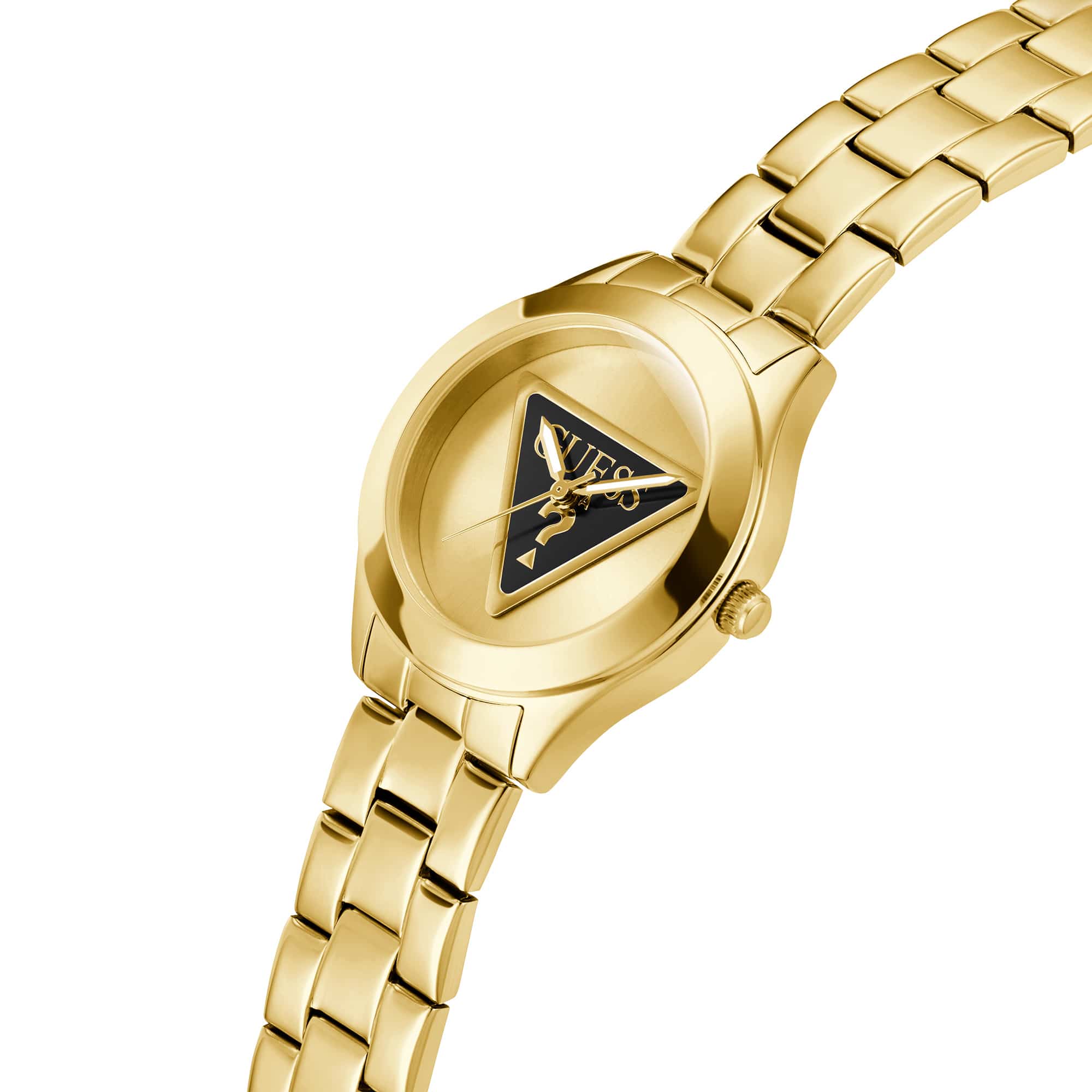 Guess Women's 34mm Gold Tri Plaque Quartz Watch GW0675L2 - Image 6