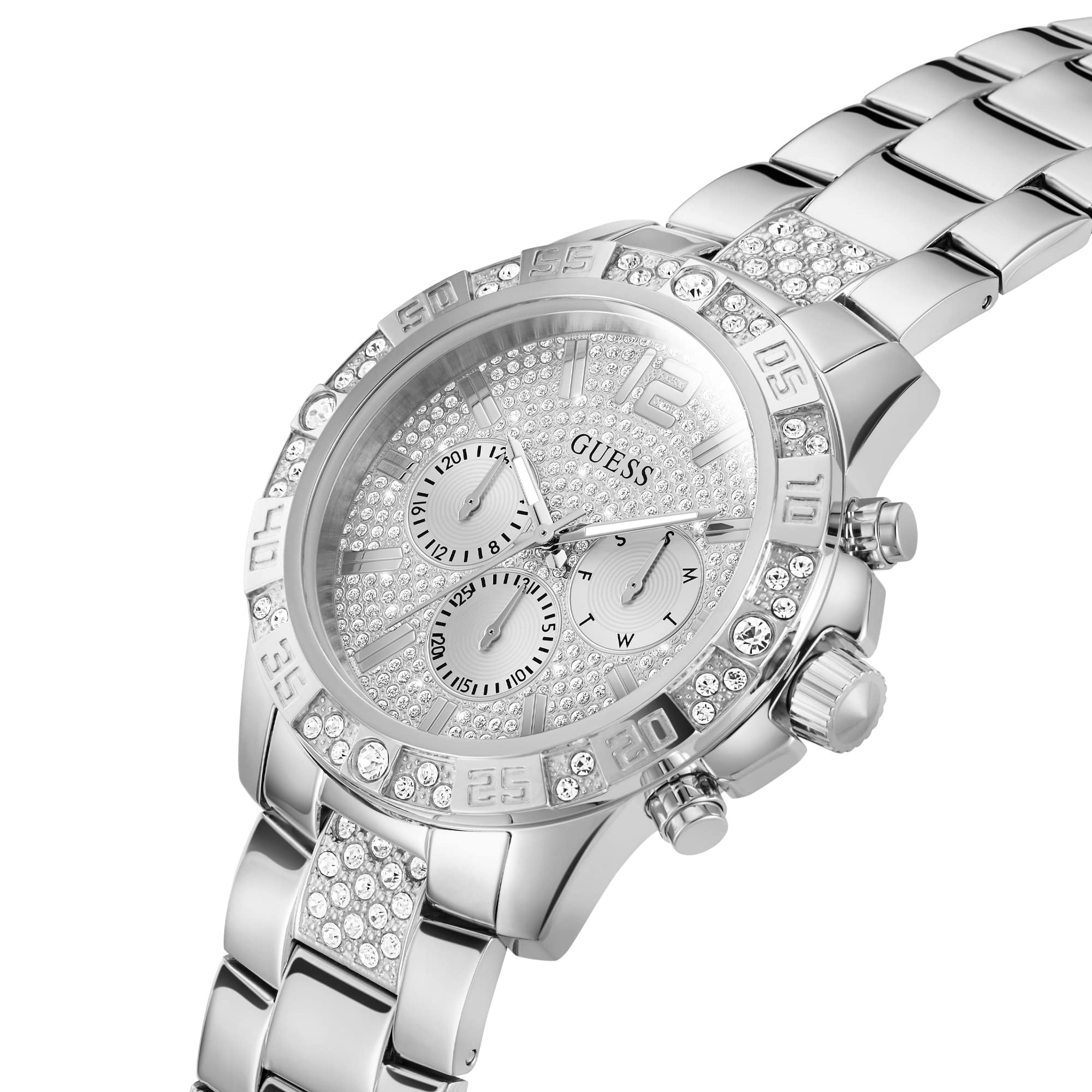 Guess Men's 48mm Stainless Steel Quartz Watch GW0796G1 - Image 5