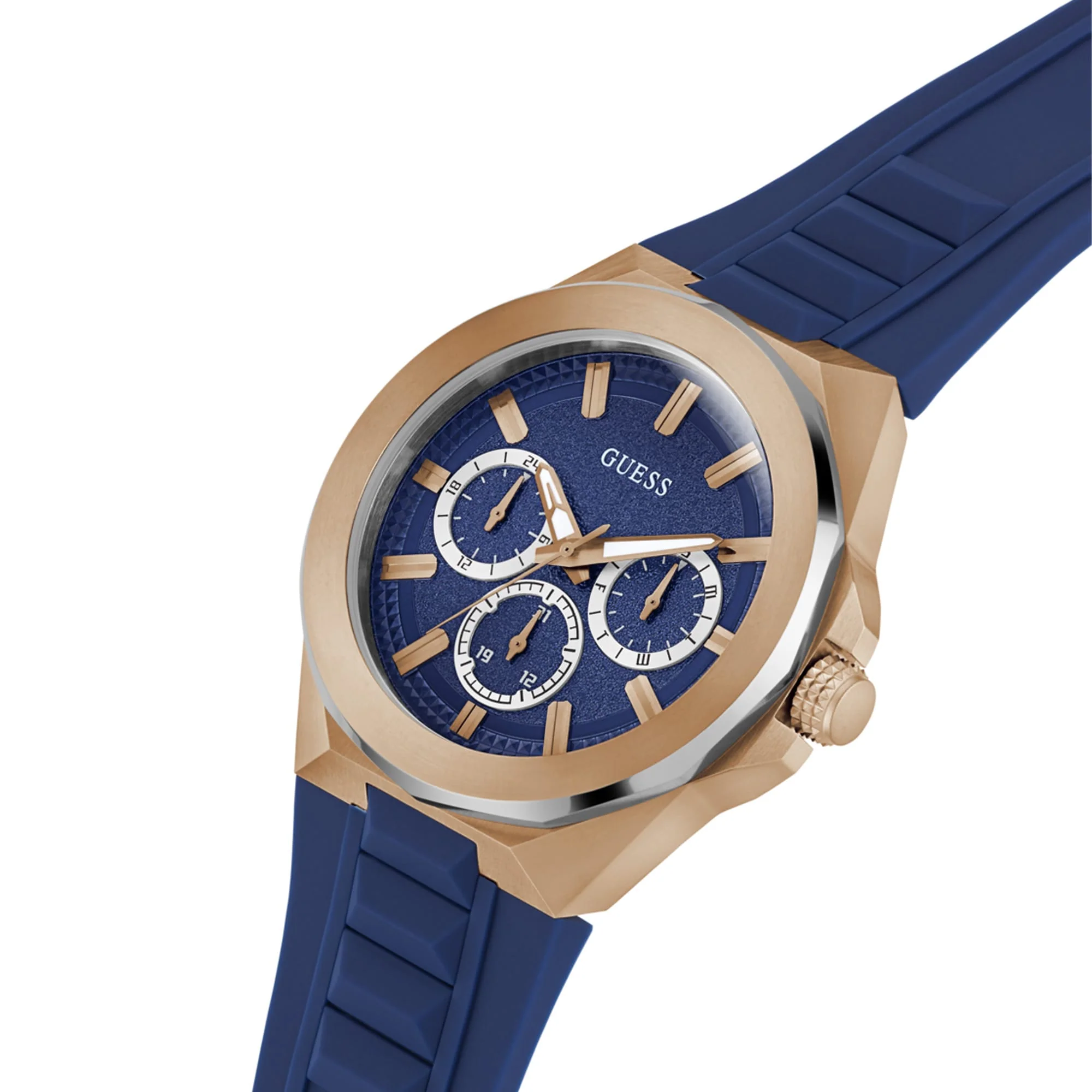Guess Men's 46mm Rose PVD Quartz Watch GW0799G2 - Image 5