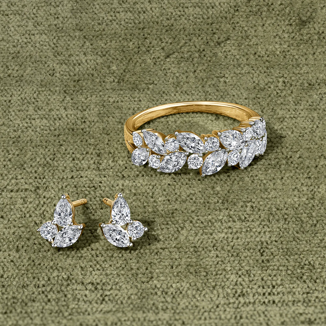 1.32ct TW Diamond Cluster Dress Ring in 9ct Yellow Gold - Image 3