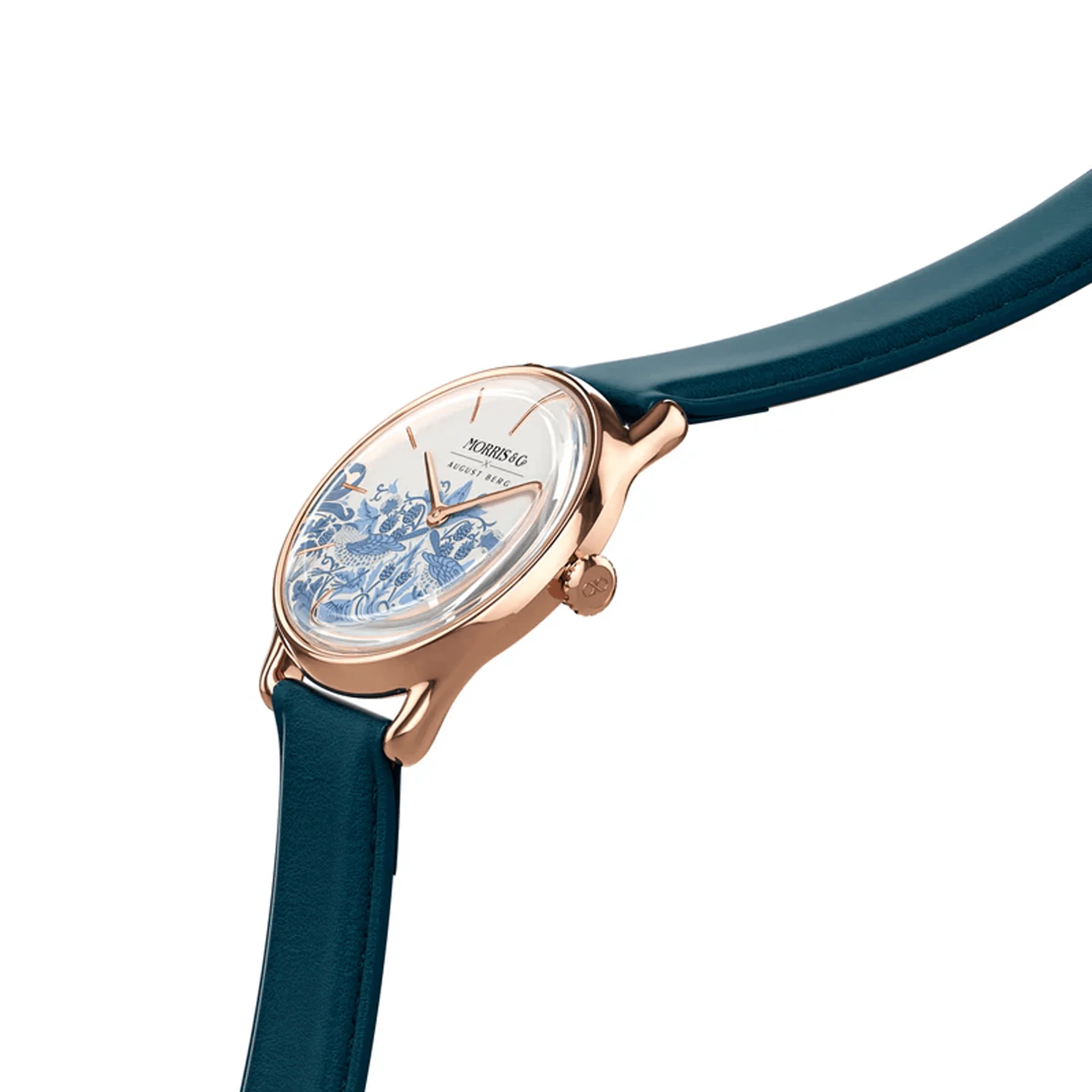 August Berg Women's Morris & Co Rose PVD Quartz 30mm Watch M1ST0530A28LWB - Image 3