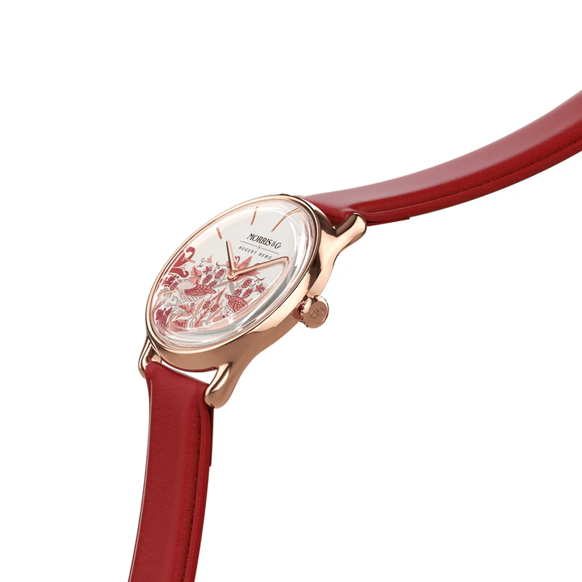 August Berg Simply Strawberry Thief Quartz 30mm Watch M1ST0530A30LRO - Image 3