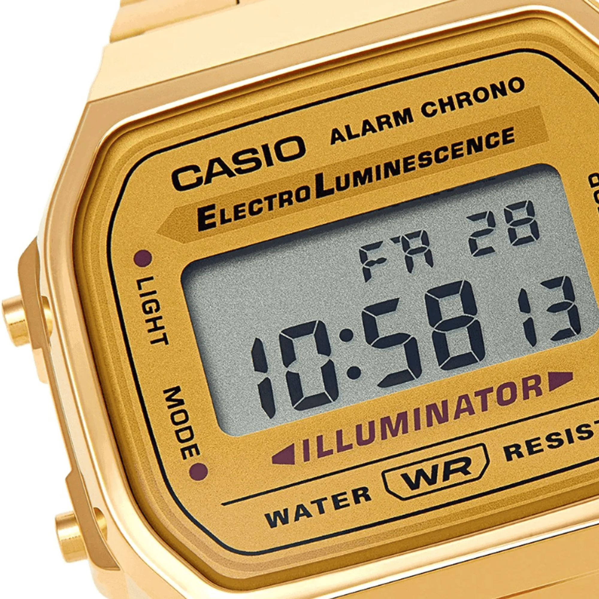 Casio Vintage Gold Plated Quartz Watch A168WG-9 - Image 2