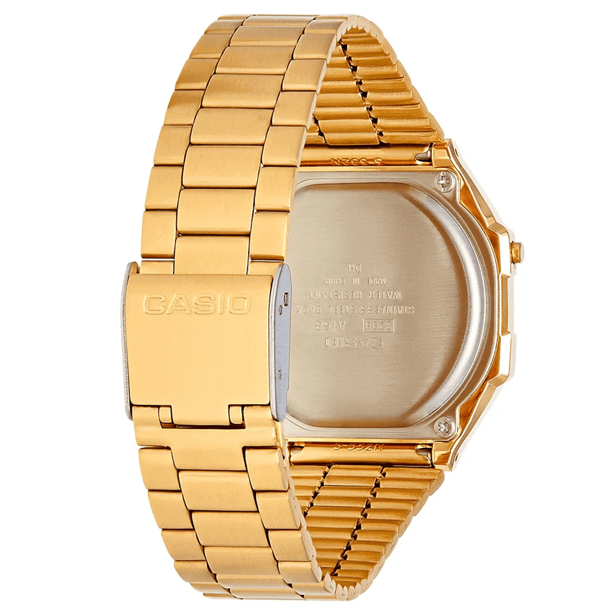 Casio Vintage Gold Plated Quartz Watch A168WG-9 - Image 6