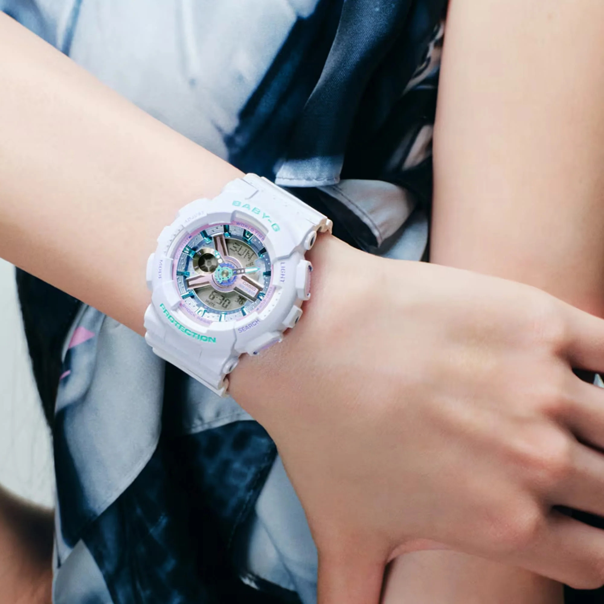 Casio Baby-G Analogue Digital Women's 43mm Watch BA110MC-7A - Image 2