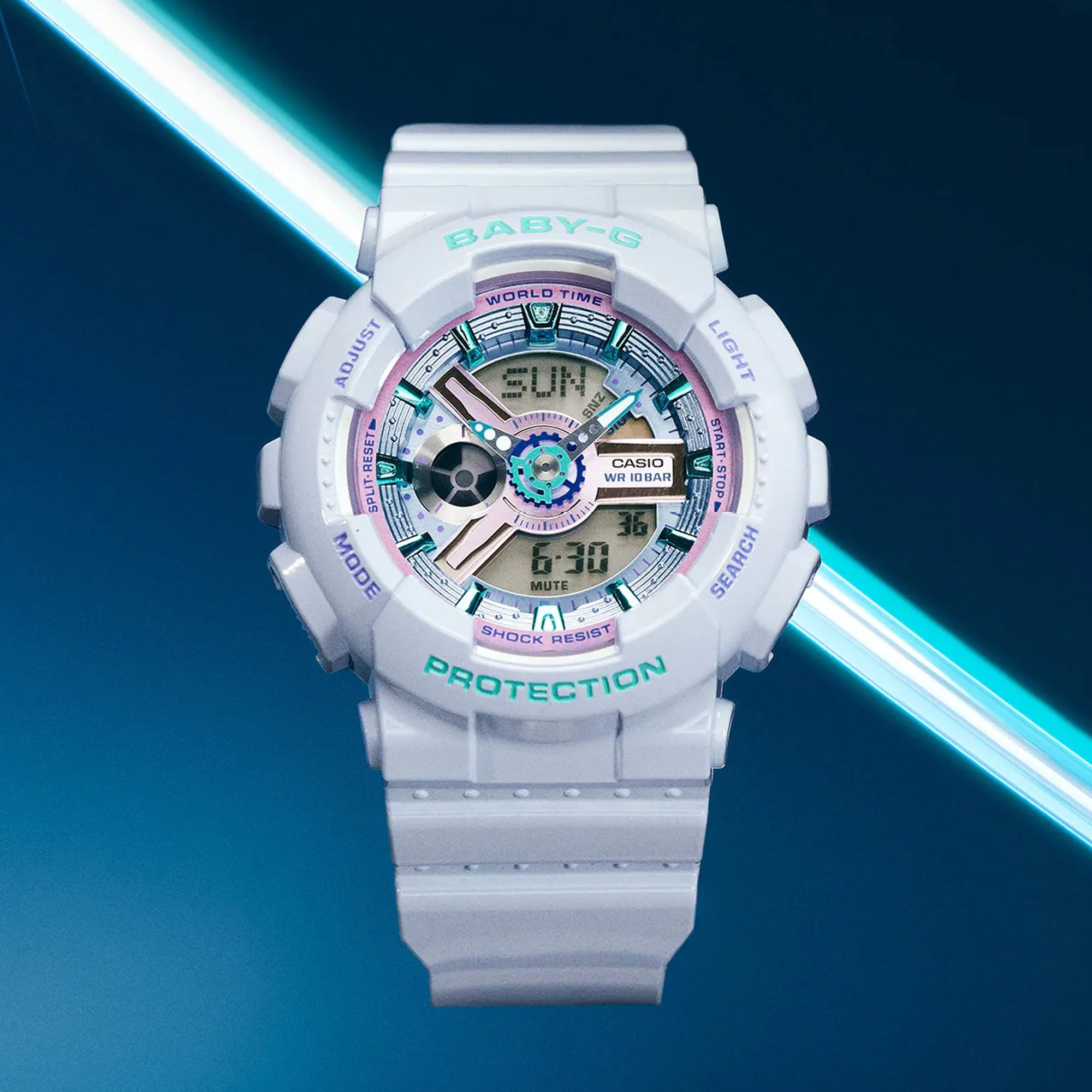 Casio Baby-G Analogue Digital Women's 43mm Watch BA110MC-7A - Image 3