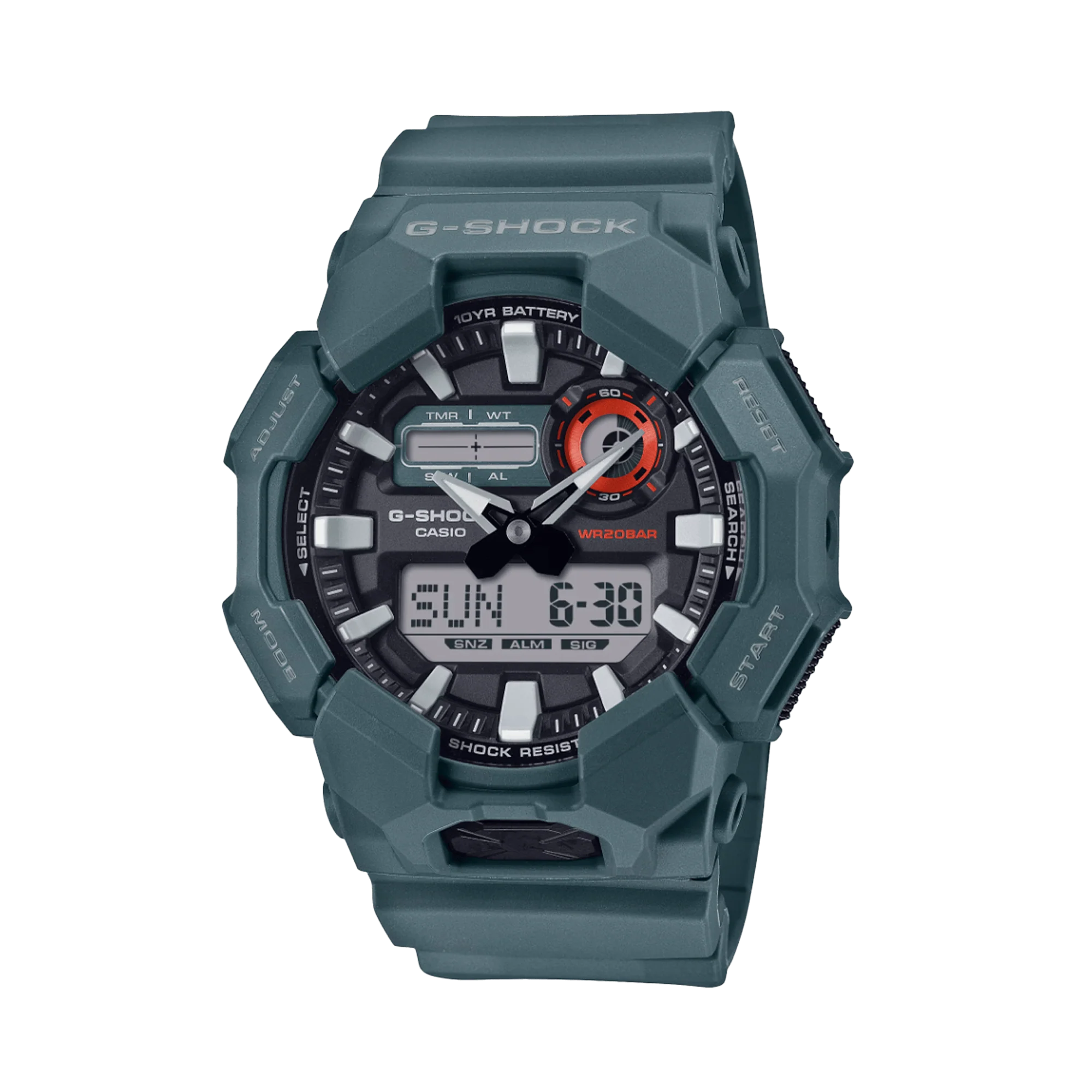 Casio G-SHOCK Men's Resin Analogue Digital Watch GA010-2AD