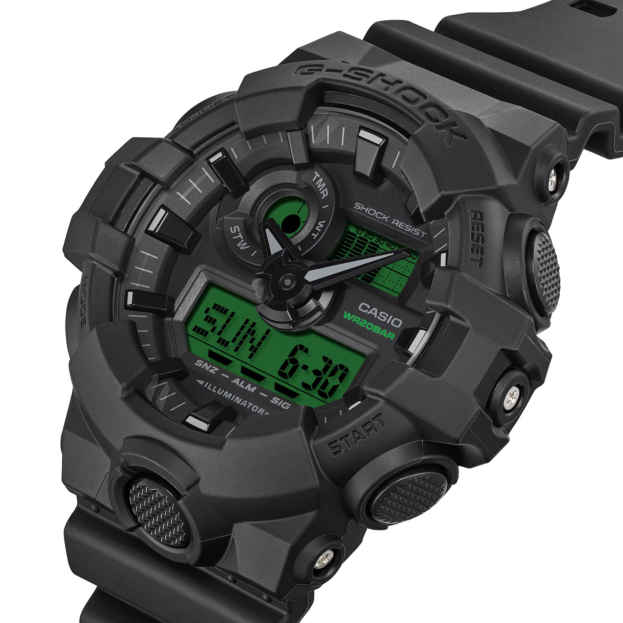 Casio G-Shock Analogue Digital Men's Watch GA700BEG-1A - Image 4