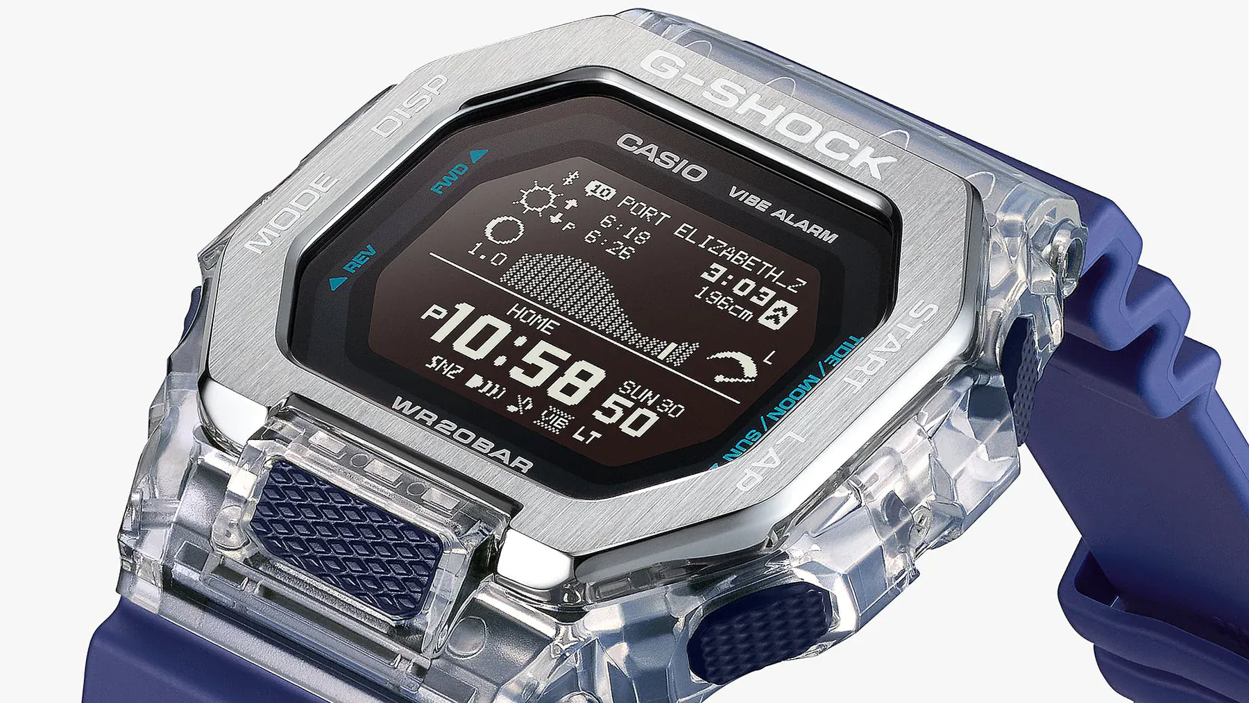 Casio G-LIDE Quartz Unisex 50.9mm GBX100S-2D - Image 5