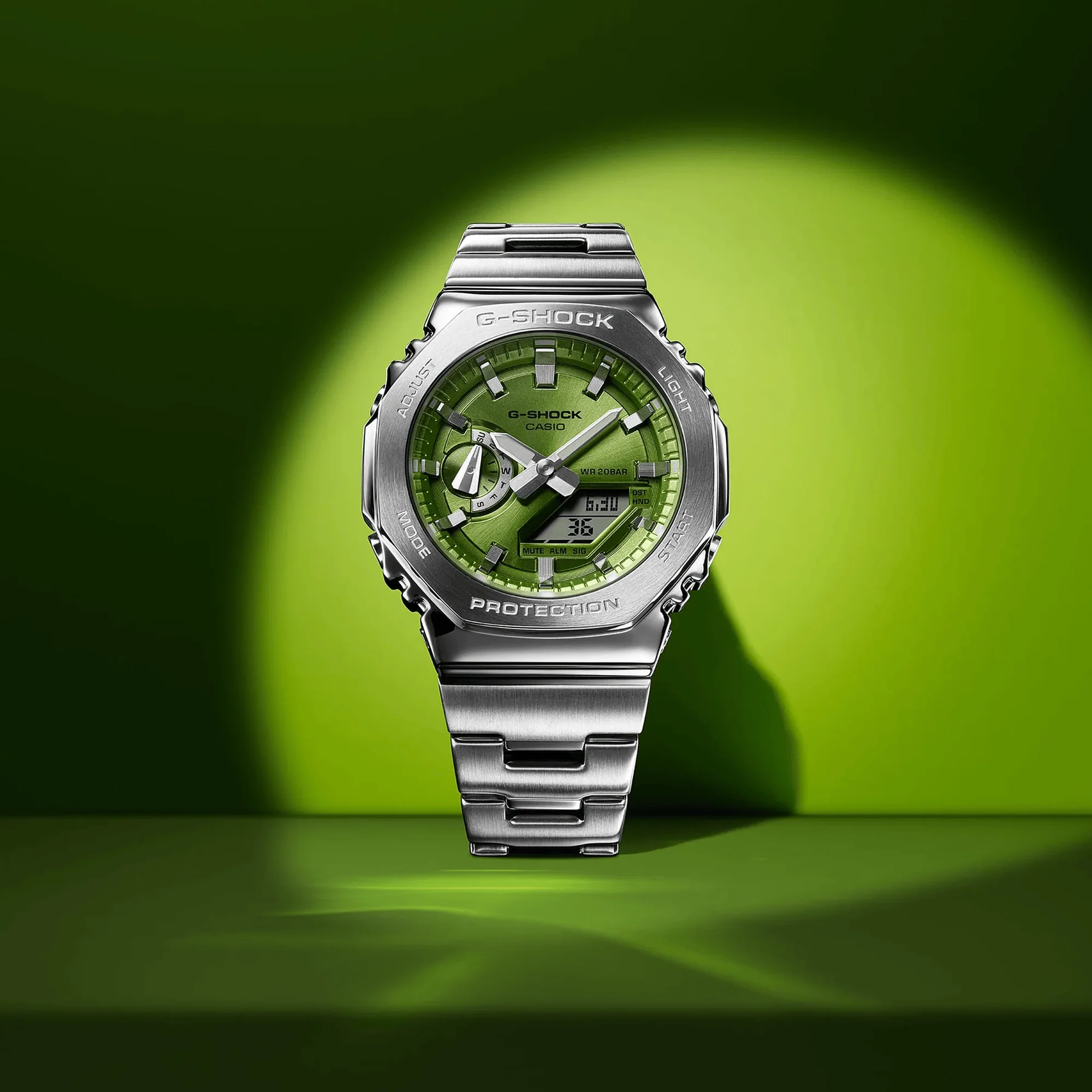 Casio G-SHOCK Men's Stainless Steel Analogue Digital Watch GM2110D-3AD - Image 3