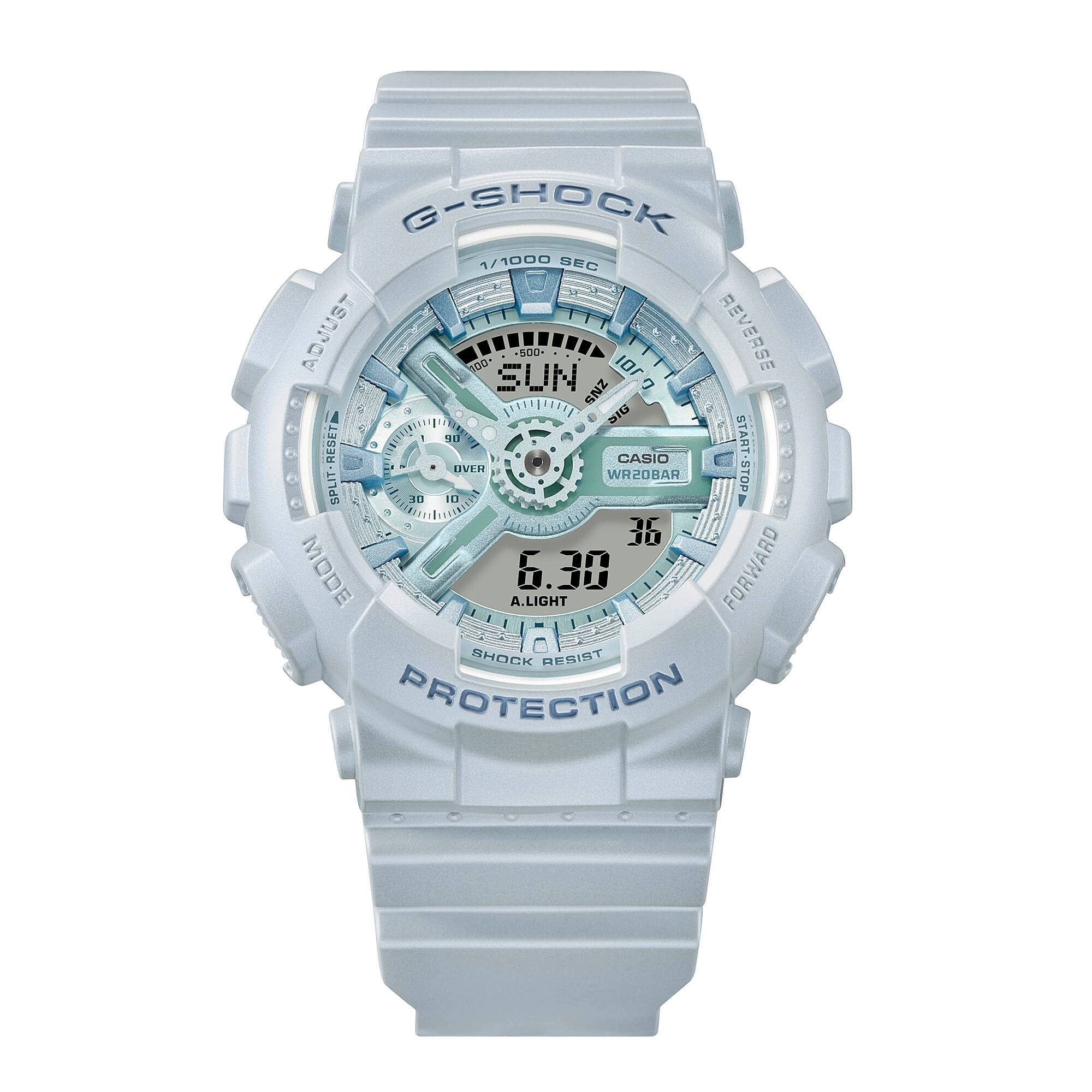 Casio G-SHOCK Resin Analogue Digital Watch GMAS110ST-2 - Image 3