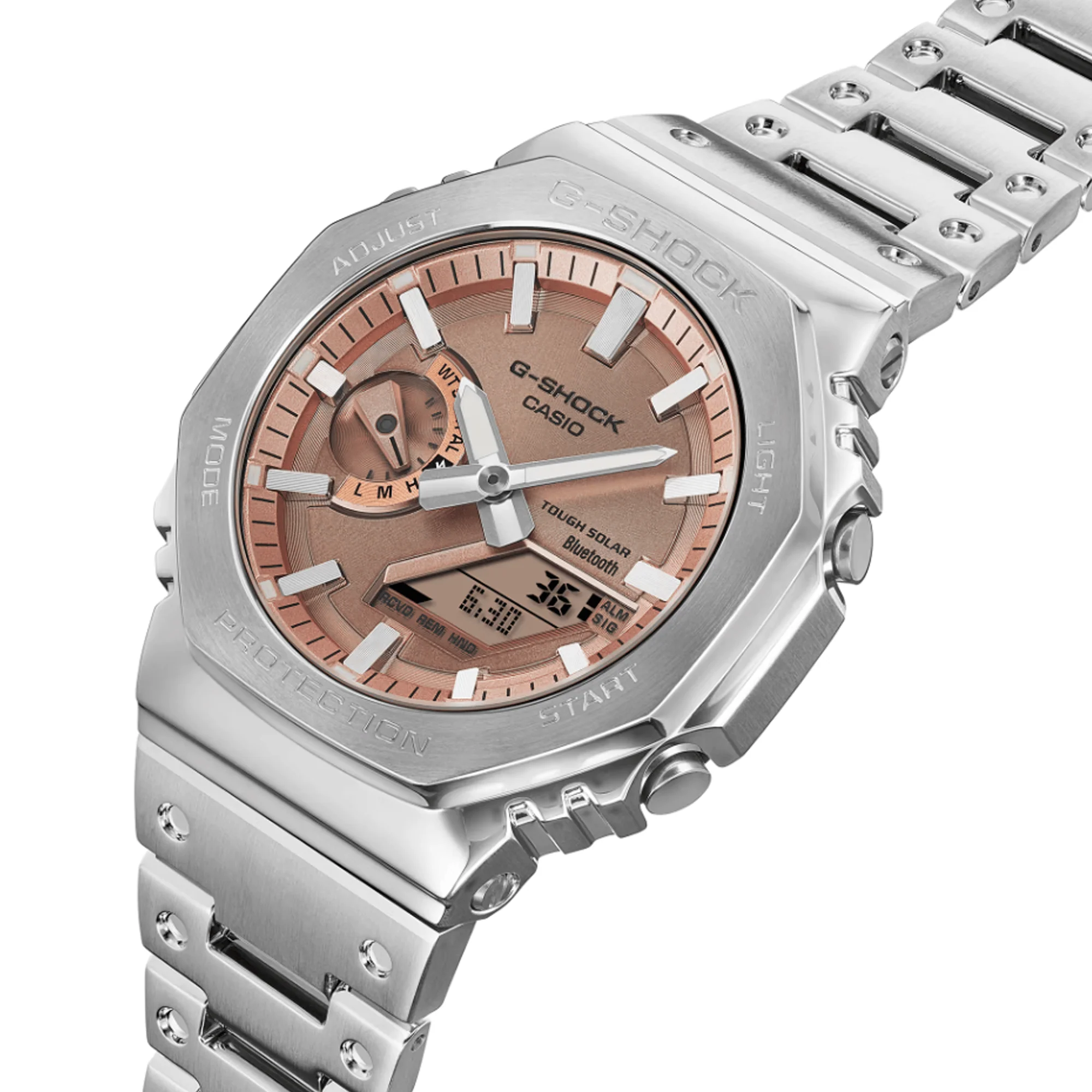 Casio G-SHOCK Stainless Steel Analogue Digital Watch GMB2100AD-5 - Image 4