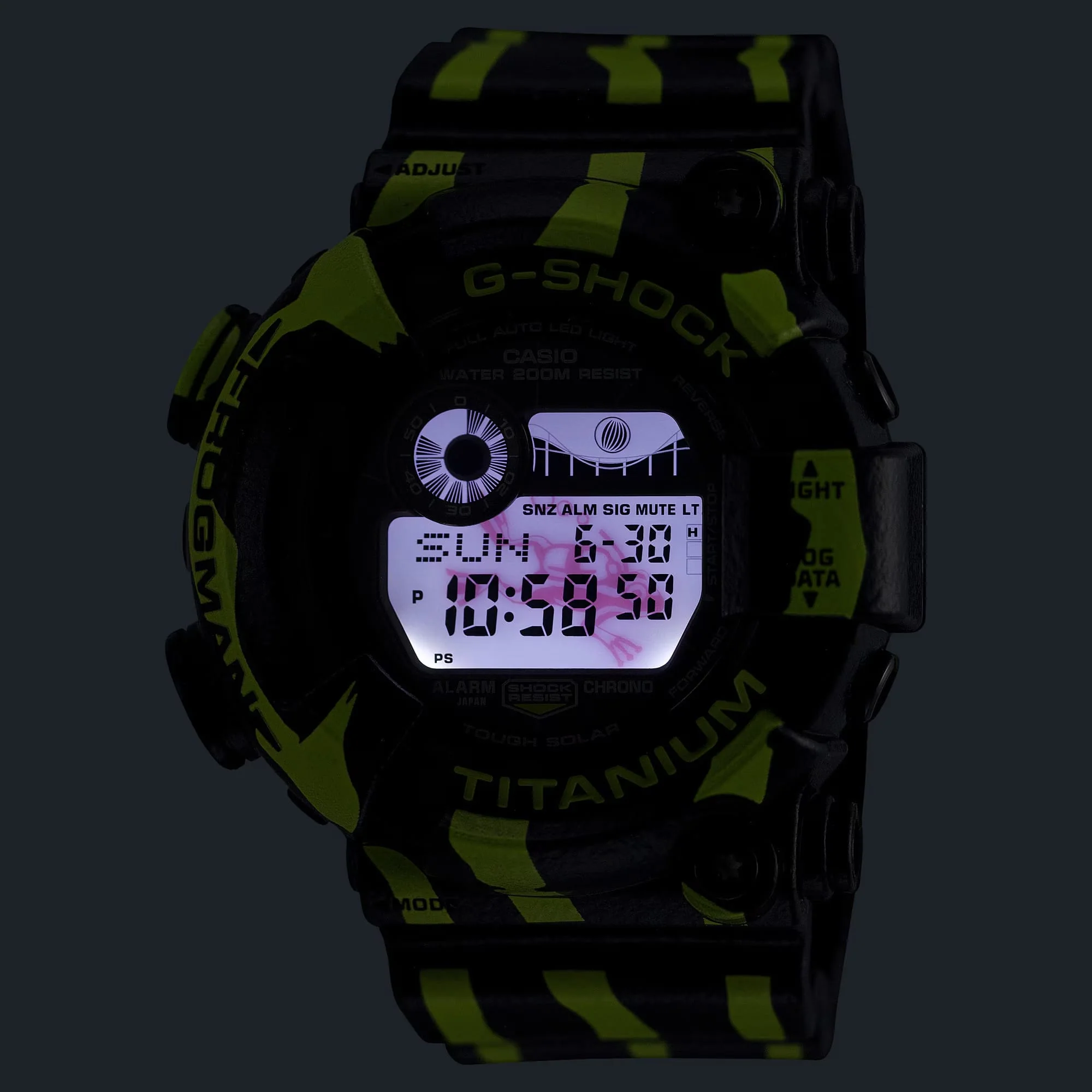 Casio G-SHOCK Master of G Frogman Digital Men's 50mm Watch GW8200TPF-1D - Image 5