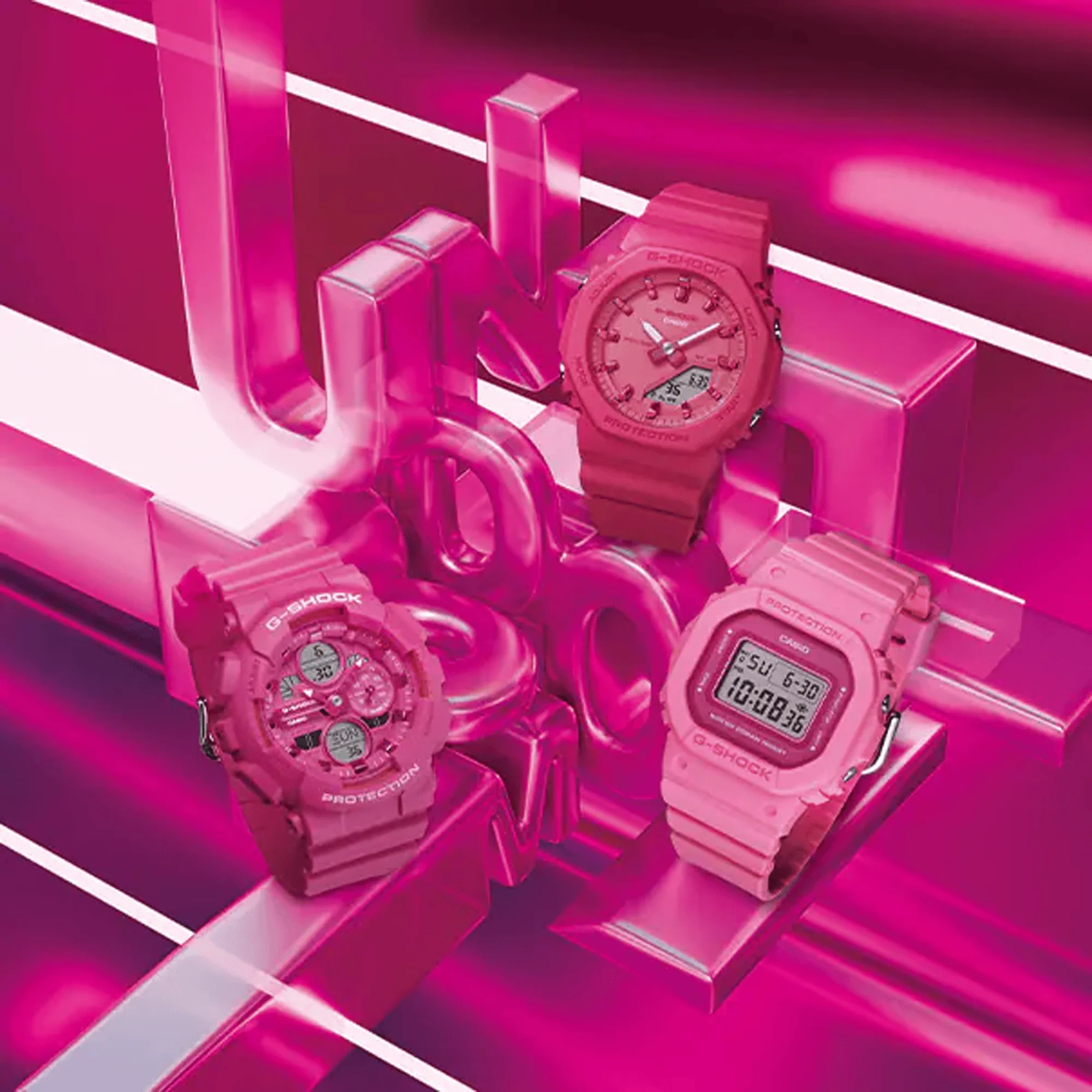 Casio G-SHOCK Women's Resin Quiartz Watch GMDS5610PP-4 - Image 3
