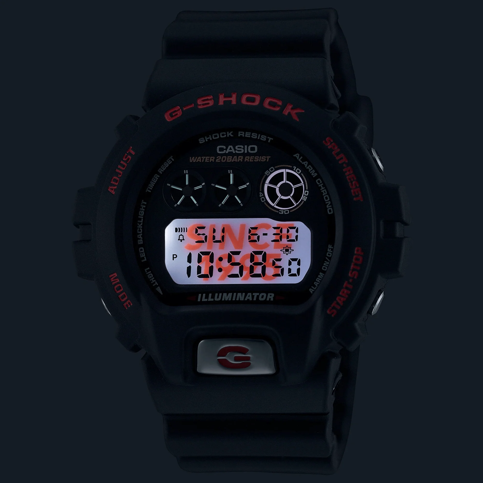 Casio G-SHOCK Men's Resin Quartz Watch DW6900TR-1 - Image 4