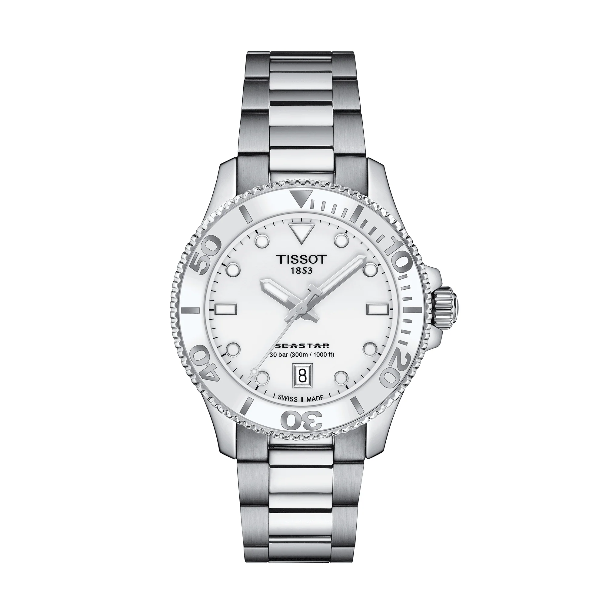 Tissot T-Sport Seastar Women's 36mm Stainless Steel Quartz Watch T120.210.11.011.00