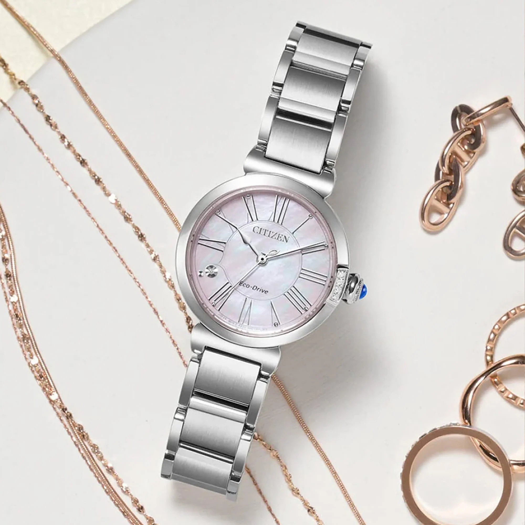 Citizen L May Bells Eco Drive Women's 29.50mm Watch EM1060-87Y - Image 5