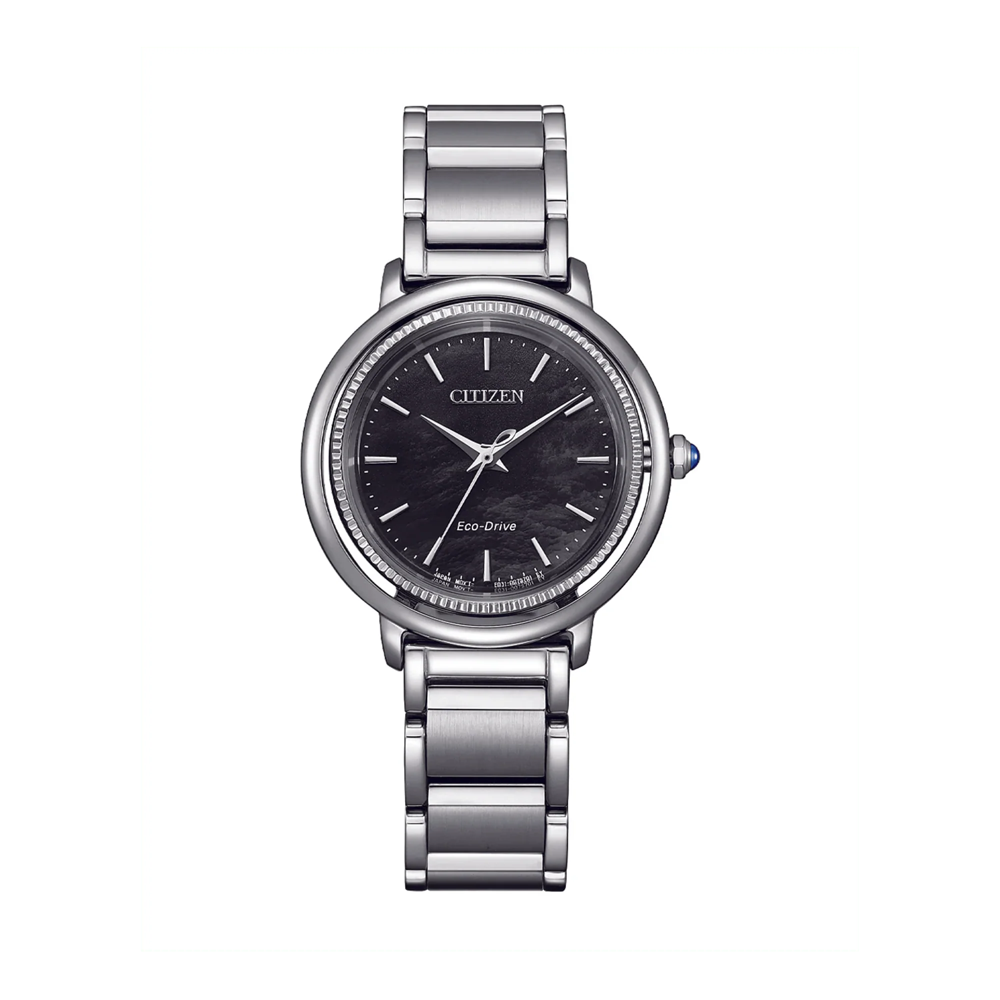 Citizen L Collection Women's 31mm Black Mother of Pearl Eco Drive Watch EM1100-84H