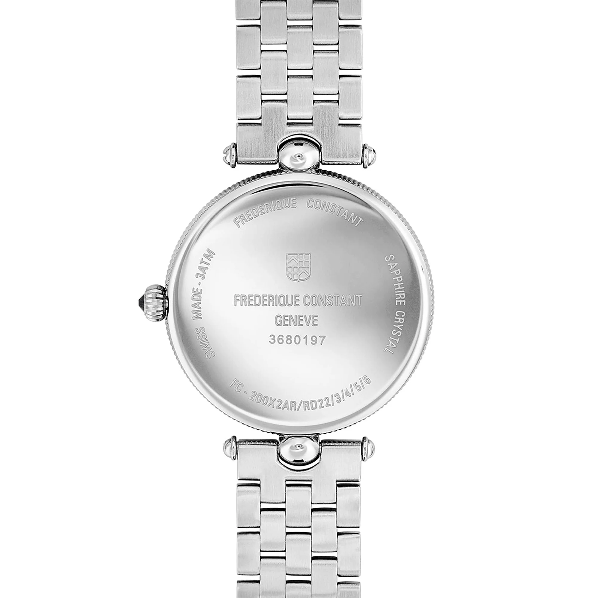 Frederique Constant Women's Classic Stainless Steel Quartz Dress Watch Mother-Of-Pearl Dial - Image 3