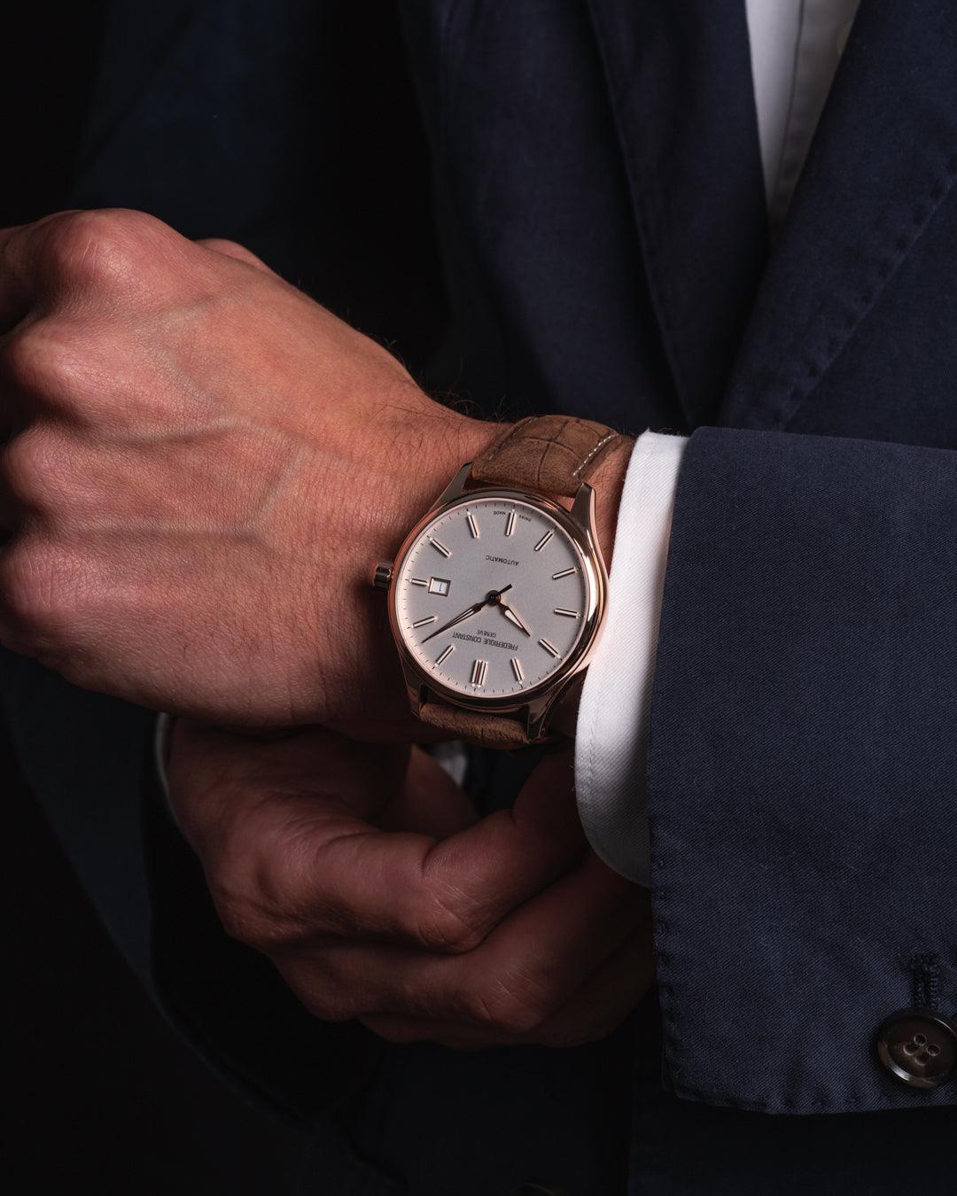 Frederique Constant Classic Men's 40mm Rose Gold PVD Automatic Watch FC-303NV5B4 - Image 11