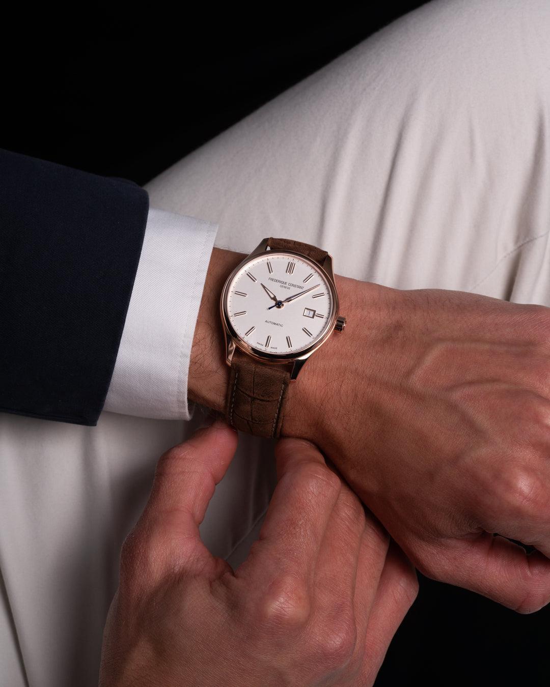 Frederique Constant Classic Men's 40mm Rose Gold PVD Automatic Watch FC-303NV5B4 - Image 3