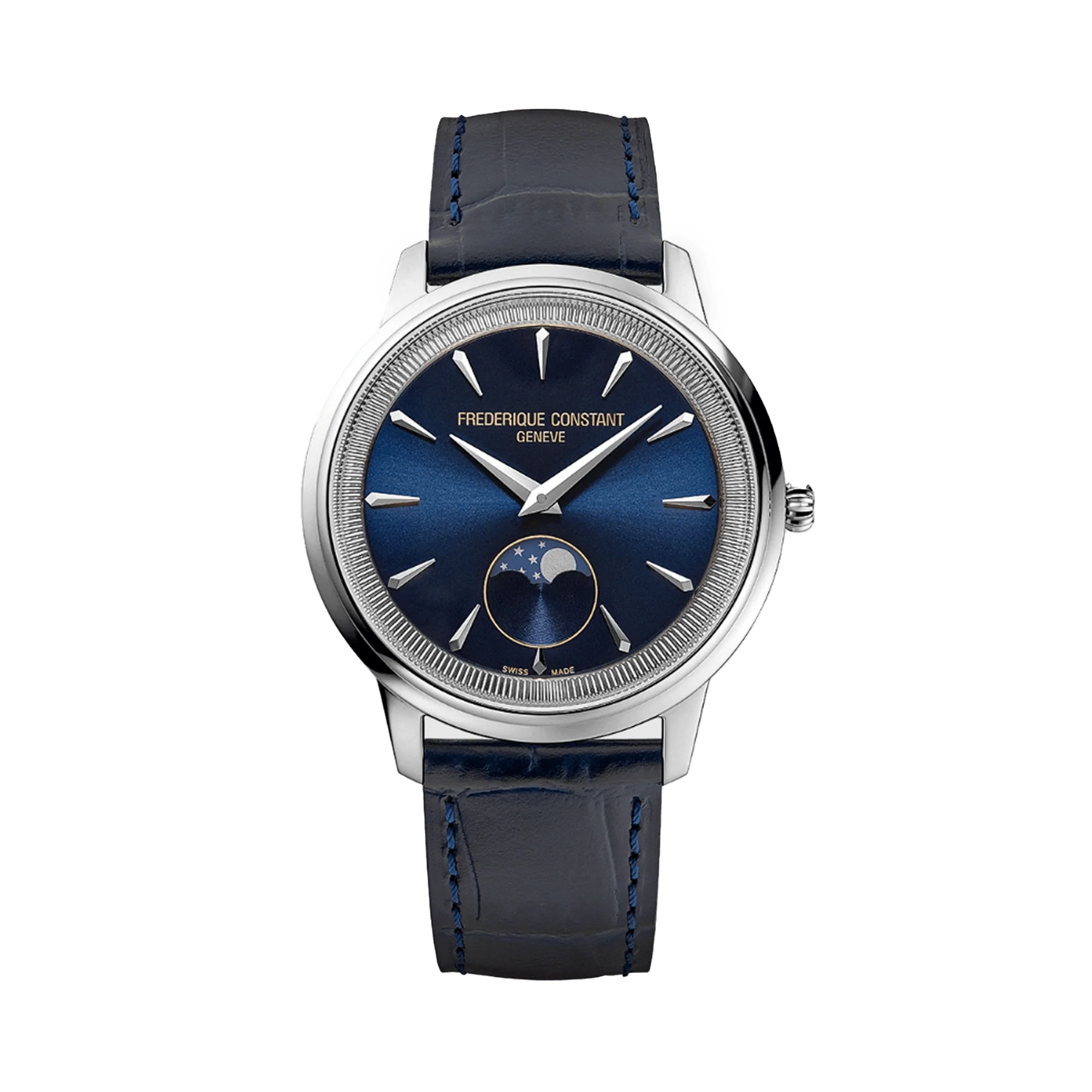 Frederique Constant 37mm Quartz Moonphase Watch FC-206N3S6