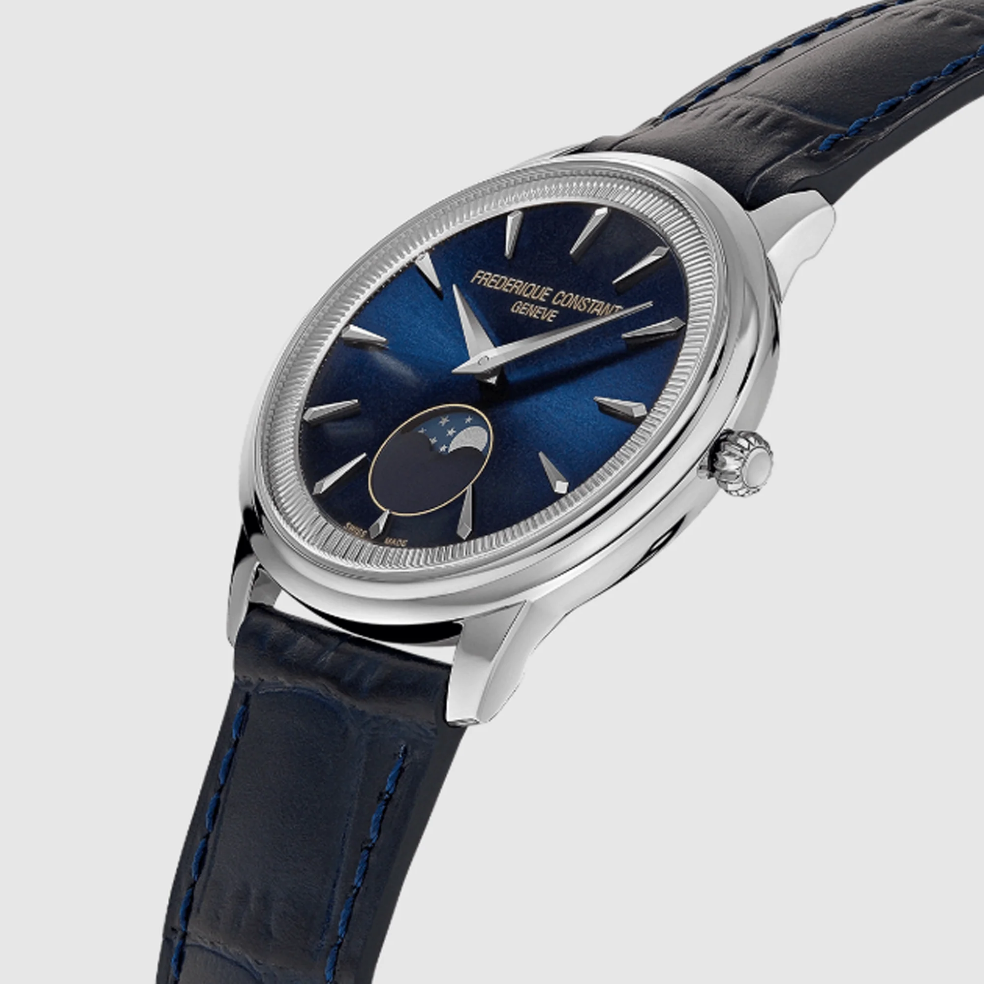 Frederique Constant 37mm Quartz Moonphase Watch FC-206N3S6 - Image 2