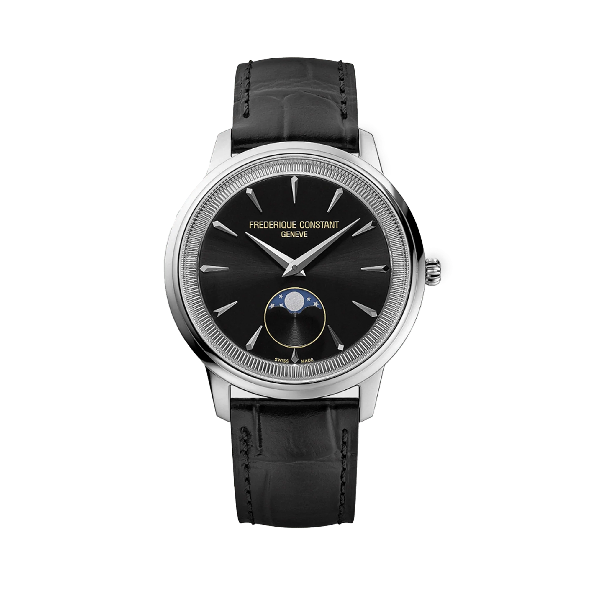 Frederique Constant 37mm Quartz Moonphase Watch FC-206B3S6
