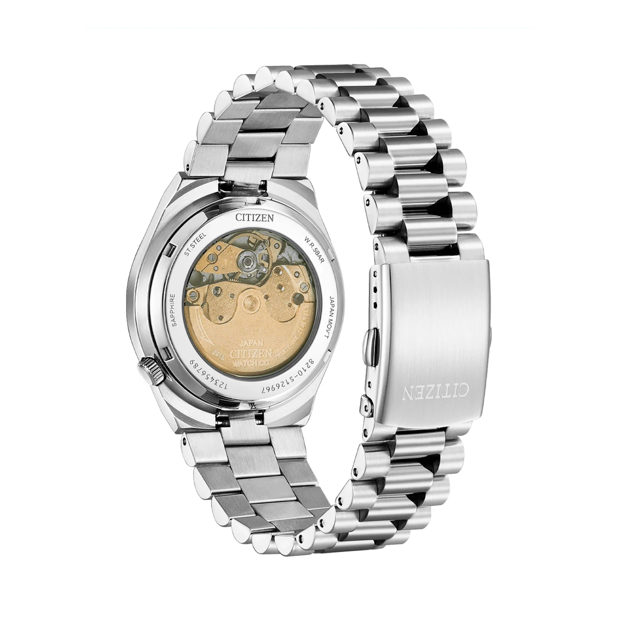 Citizen Men's Green Automatic Watch NJ0150-81X - Image 3