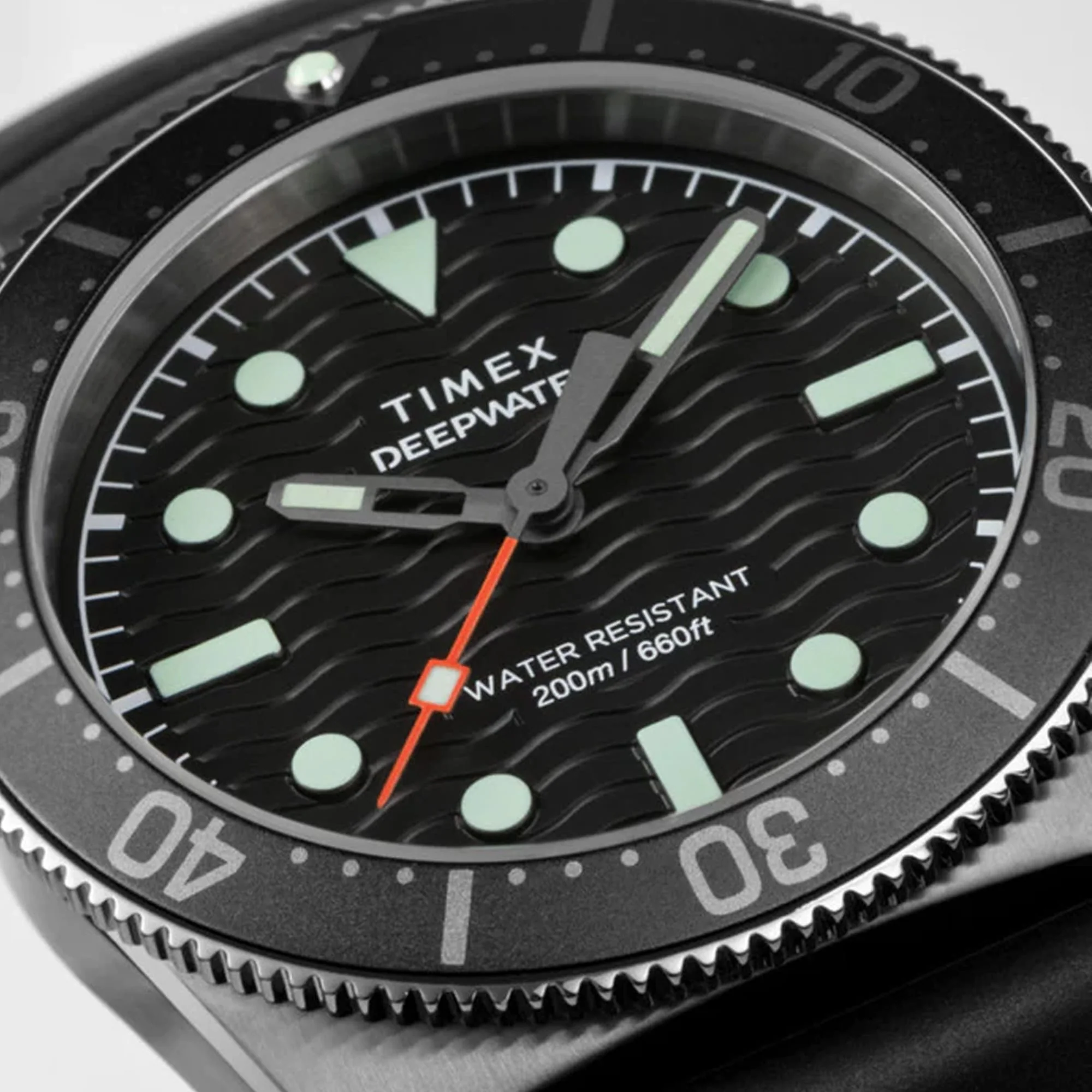 Timex Deepwater Reef 200 Men's 41mm Black PVD Quartz Watch TW2W74700 - Image 5