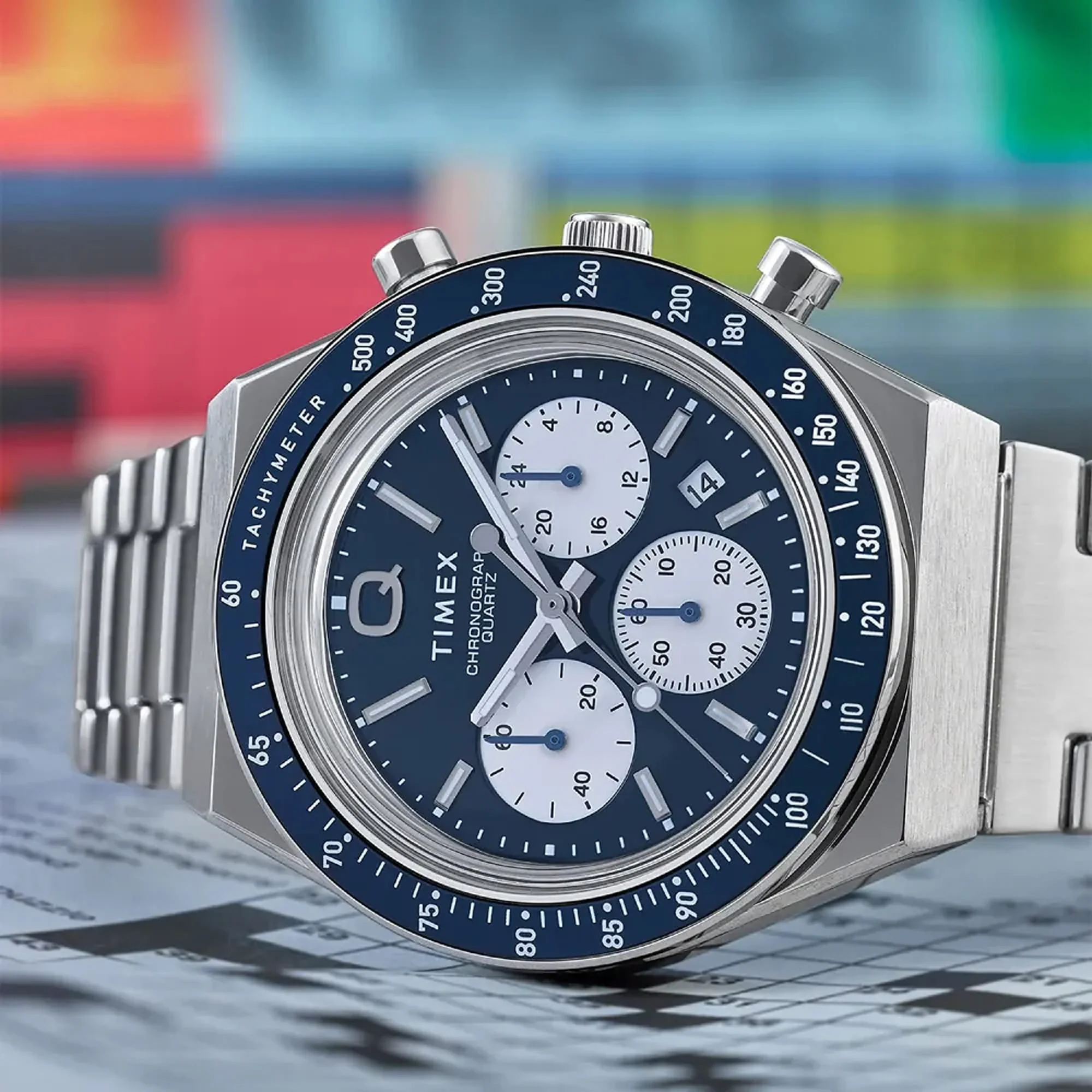 Timex Q Timex Men's Quartz Chronograph Watch TW2W51600 - Image 4